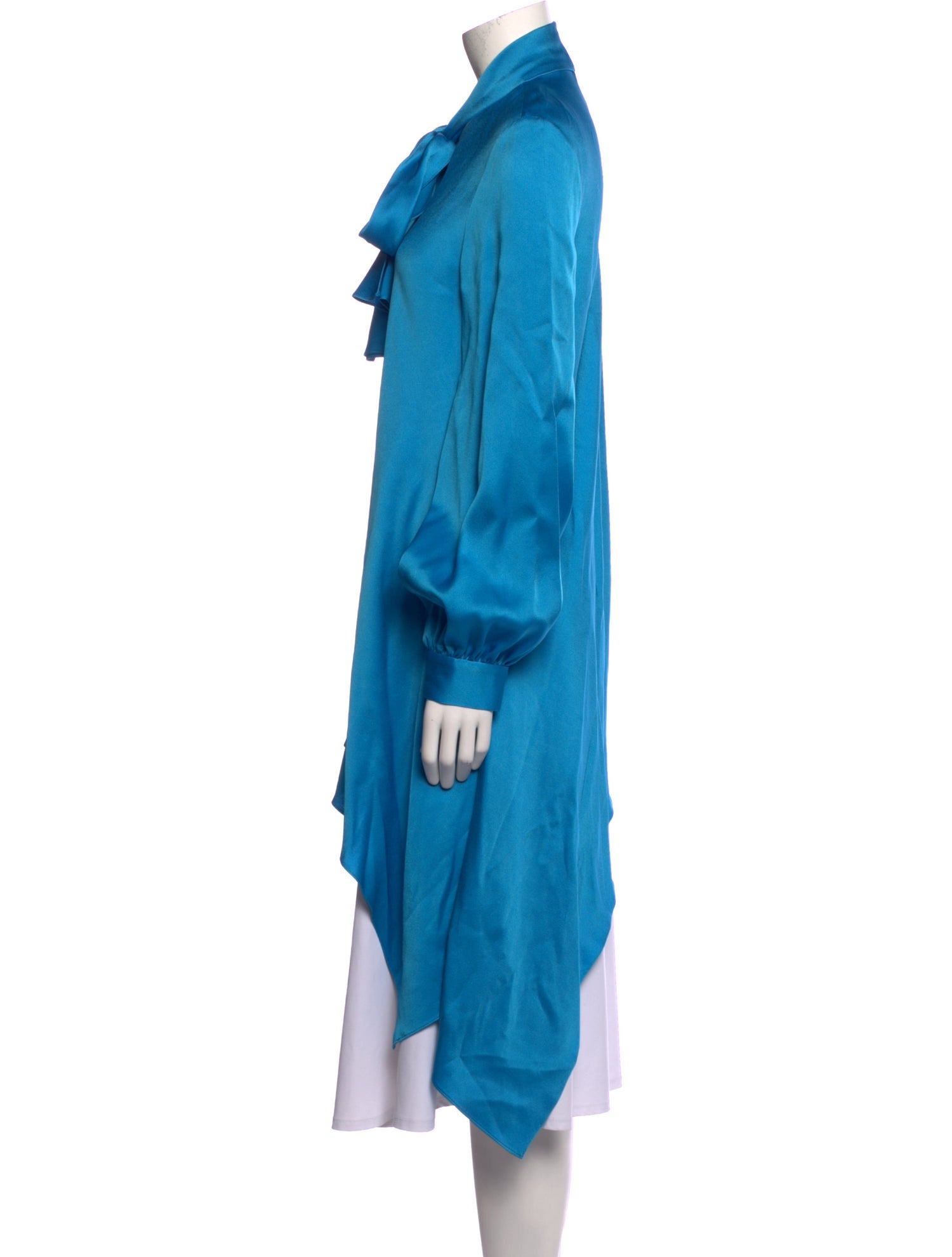 Oscar de la Renta 2017 Tie Neck Tunic