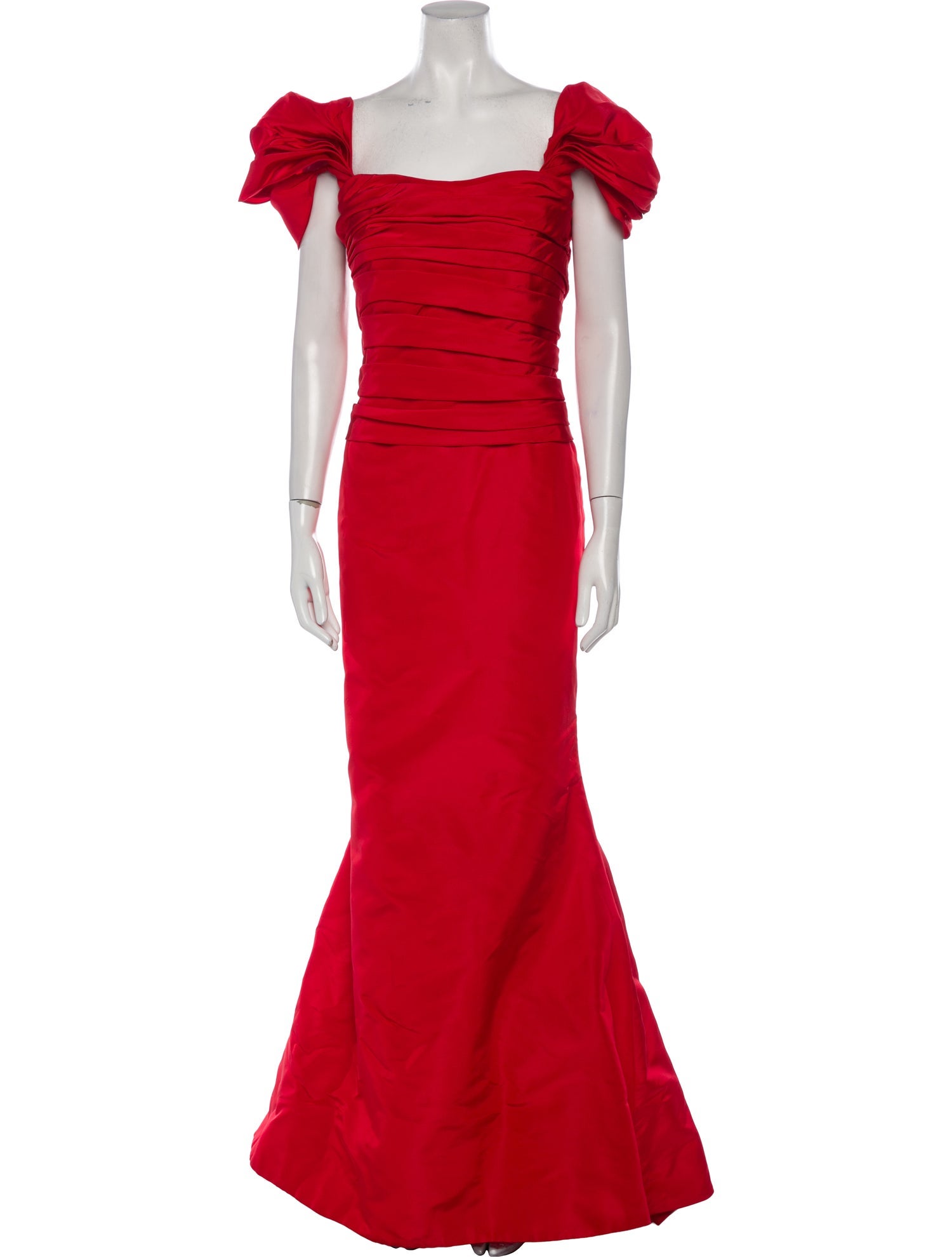 Oscar de la Renta Silk Long Dress