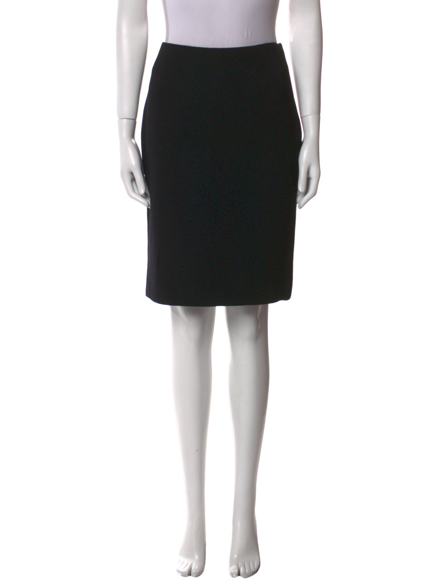 Oscar de la Renta Wool Knee-Length Skirt