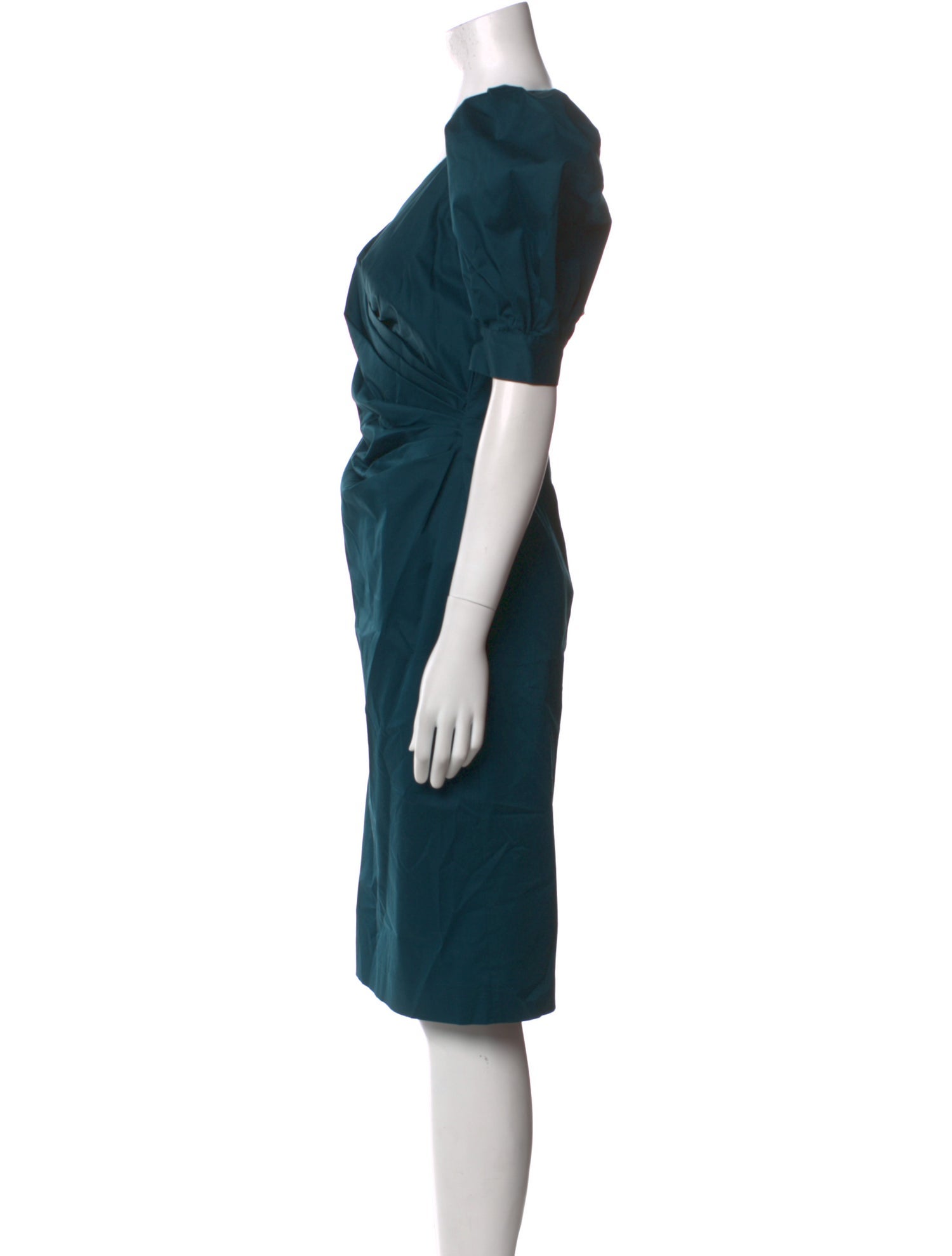 Oscar de la Renta V-Neck Knee-Length Dress w/ Tags