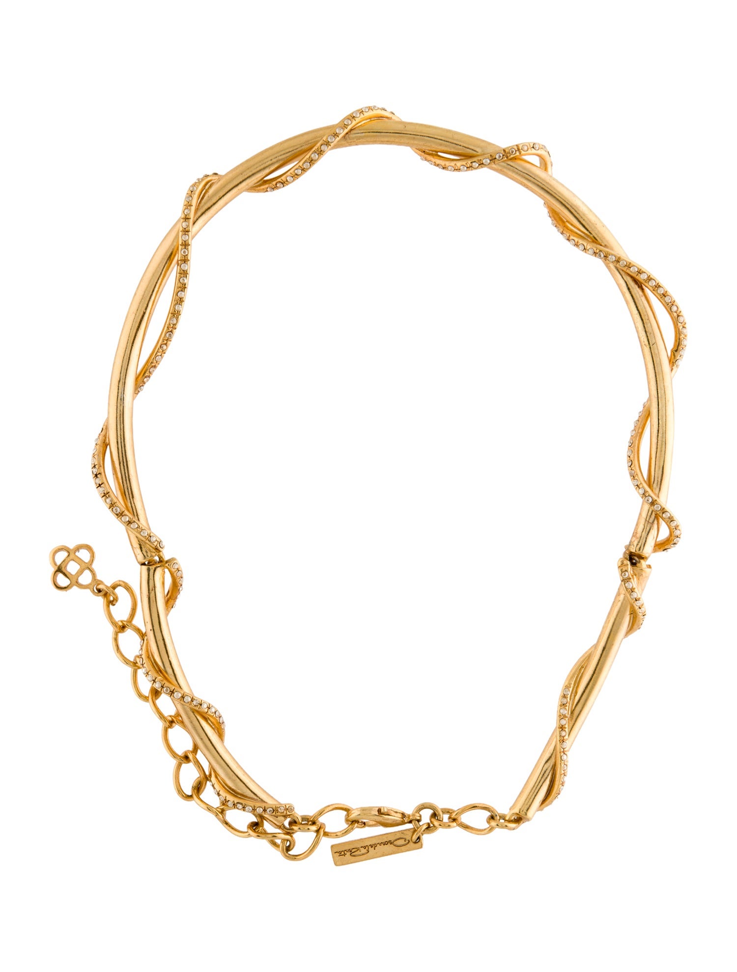 Oscar de la Renta Crystal Collar Necklace