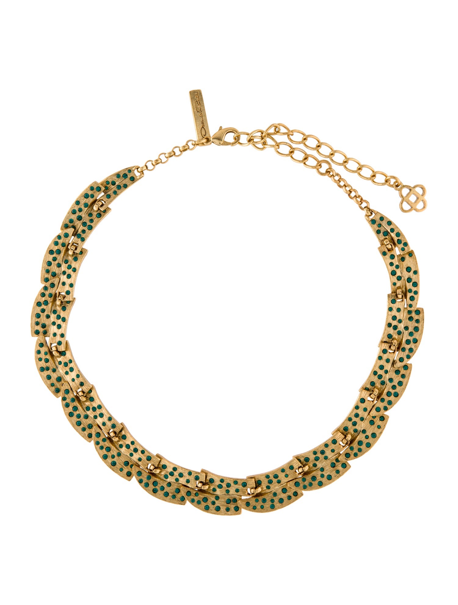 Oscar de la Renta Crystal Choker Necklace