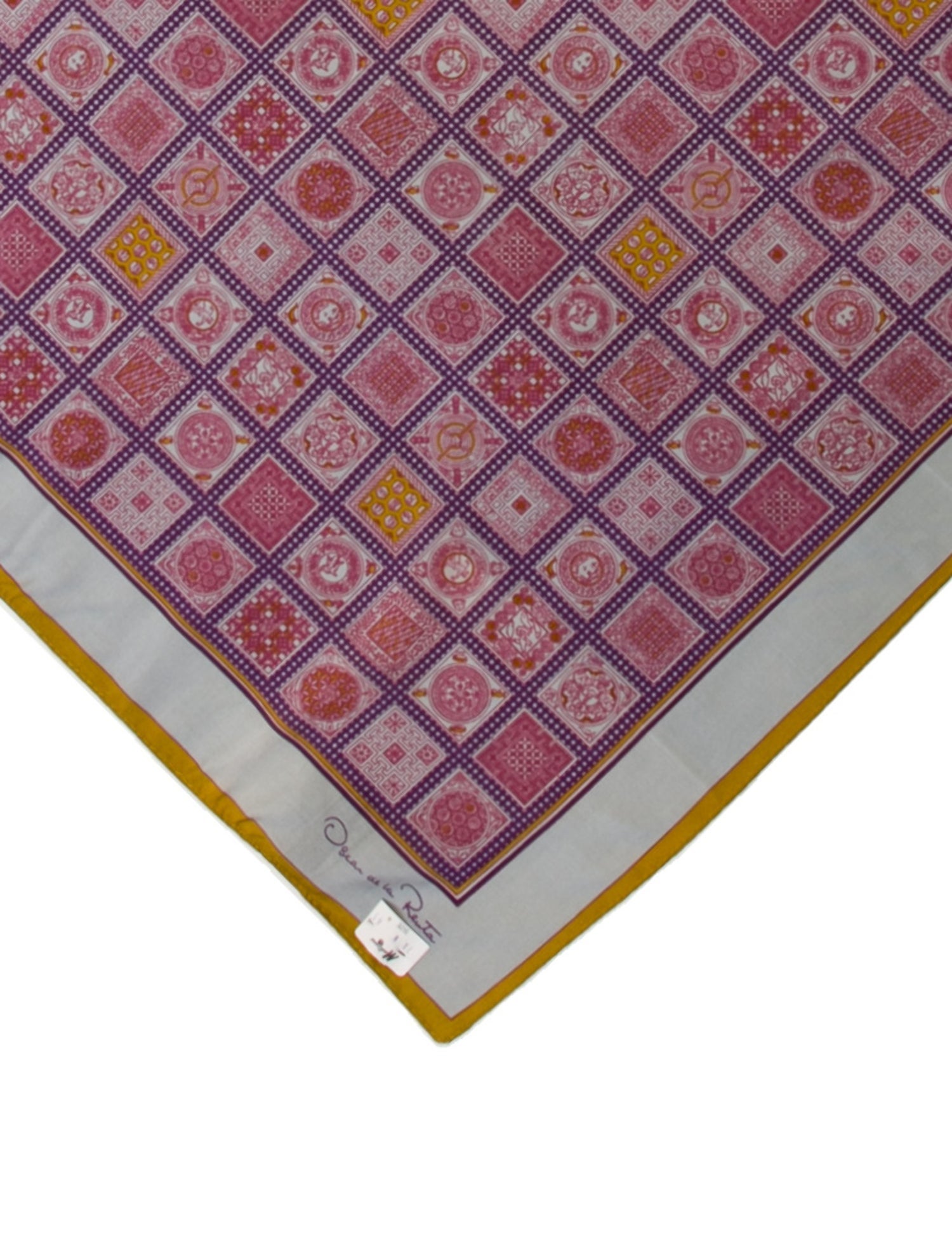Oscar de la Renta Silk Printed Scarf