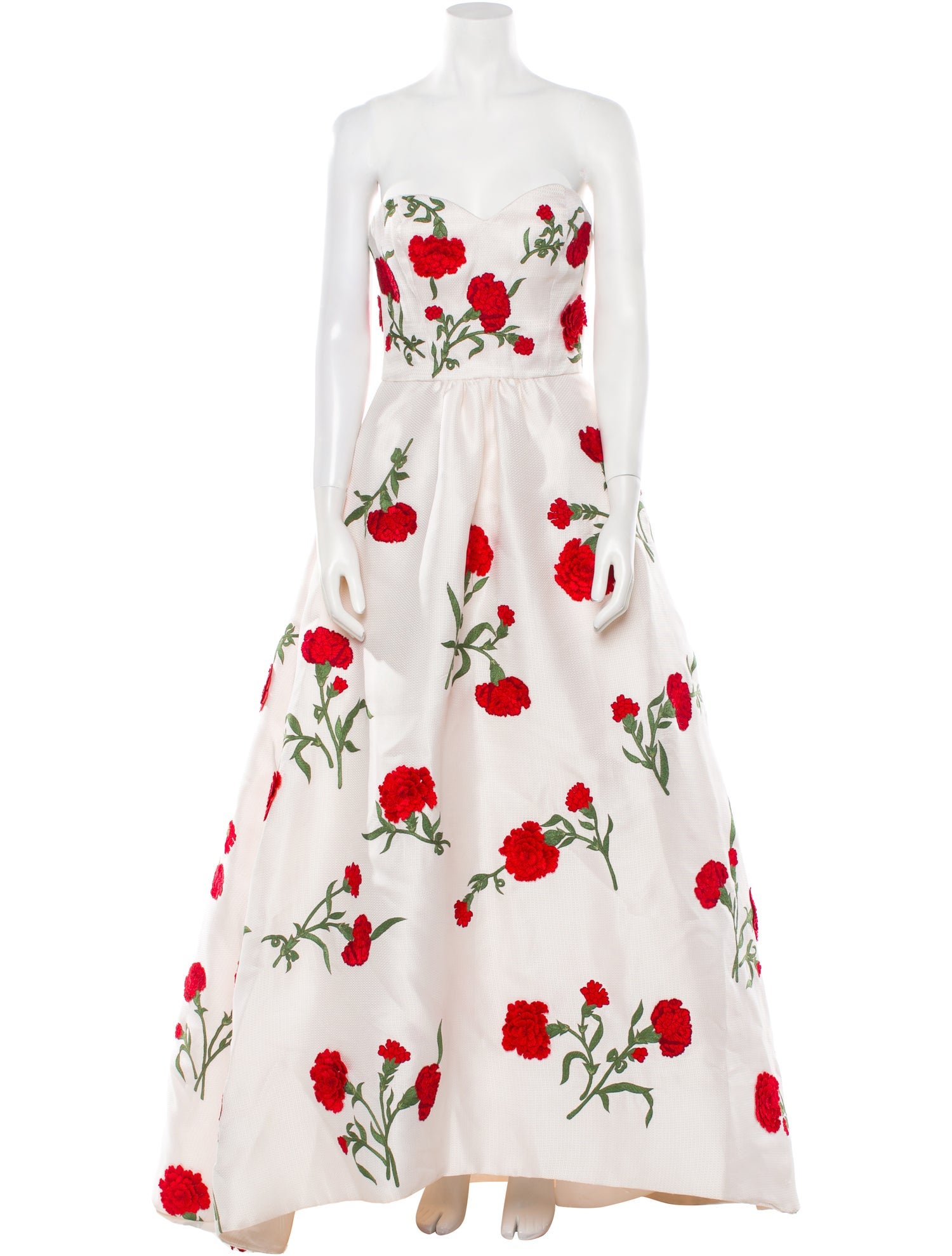 Oscar de la Renta Silk Long Dress