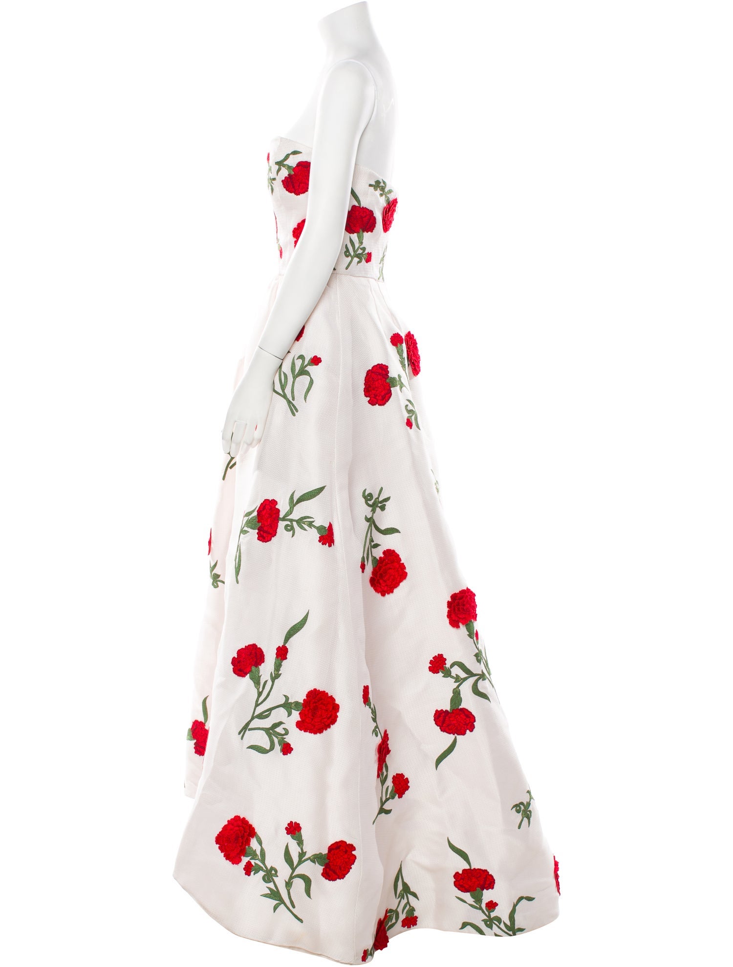 Oscar de la Renta Silk Long Dress