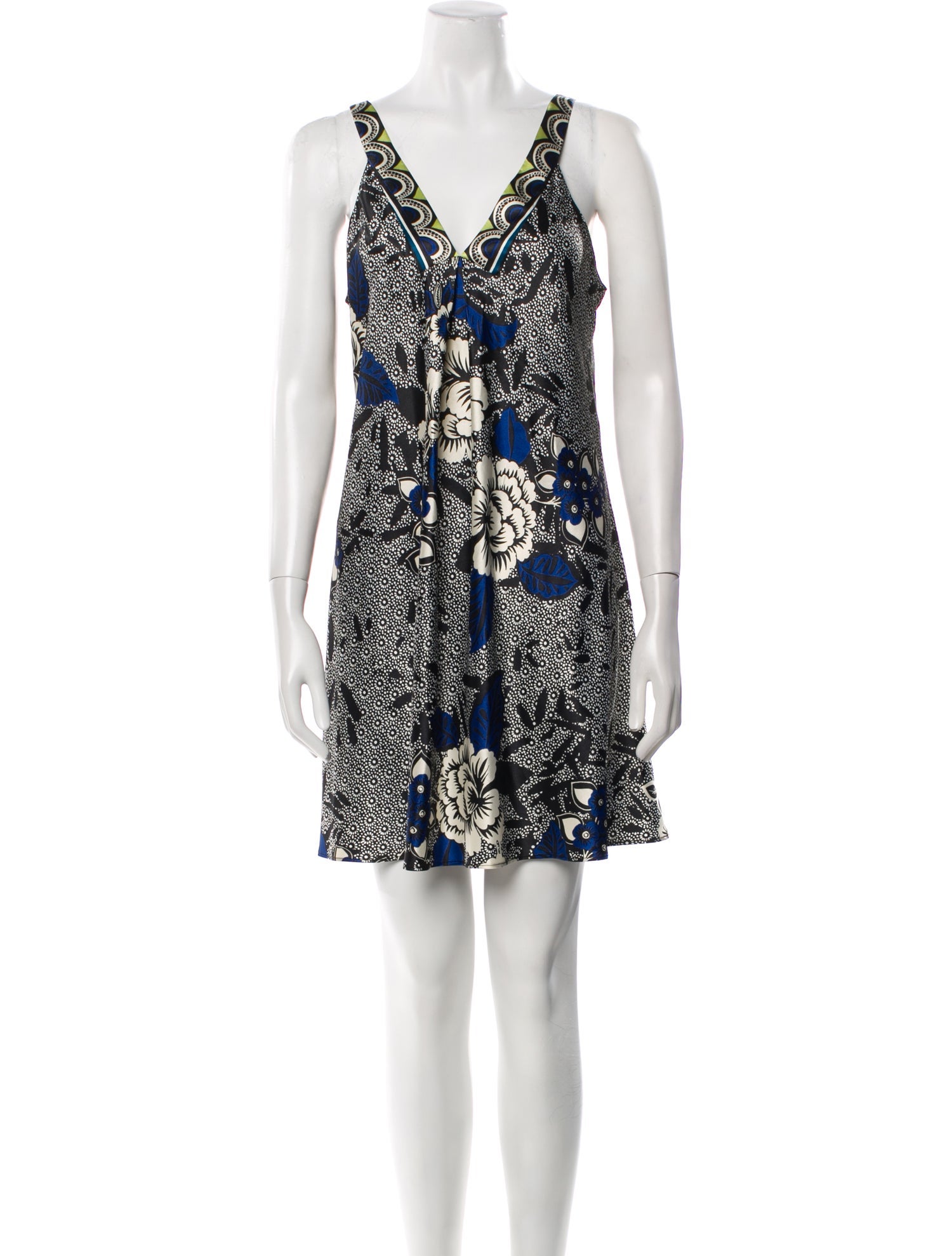 Oscar de la Renta Printed Mini Dress w/ Tags
