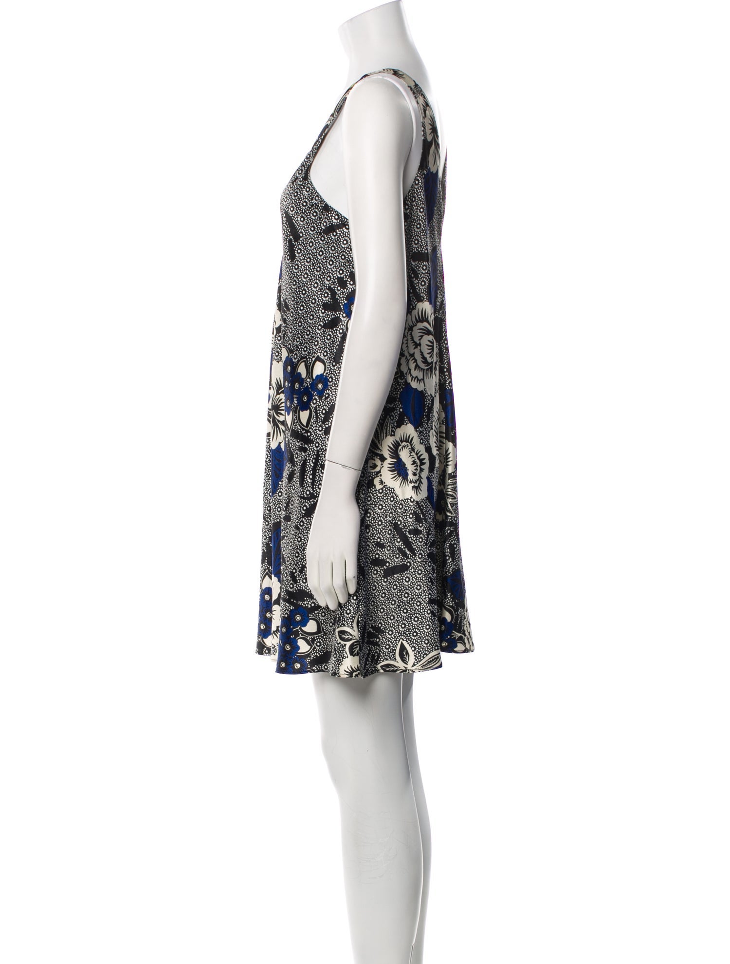 Oscar de la Renta Printed Mini Dress w/ Tags
