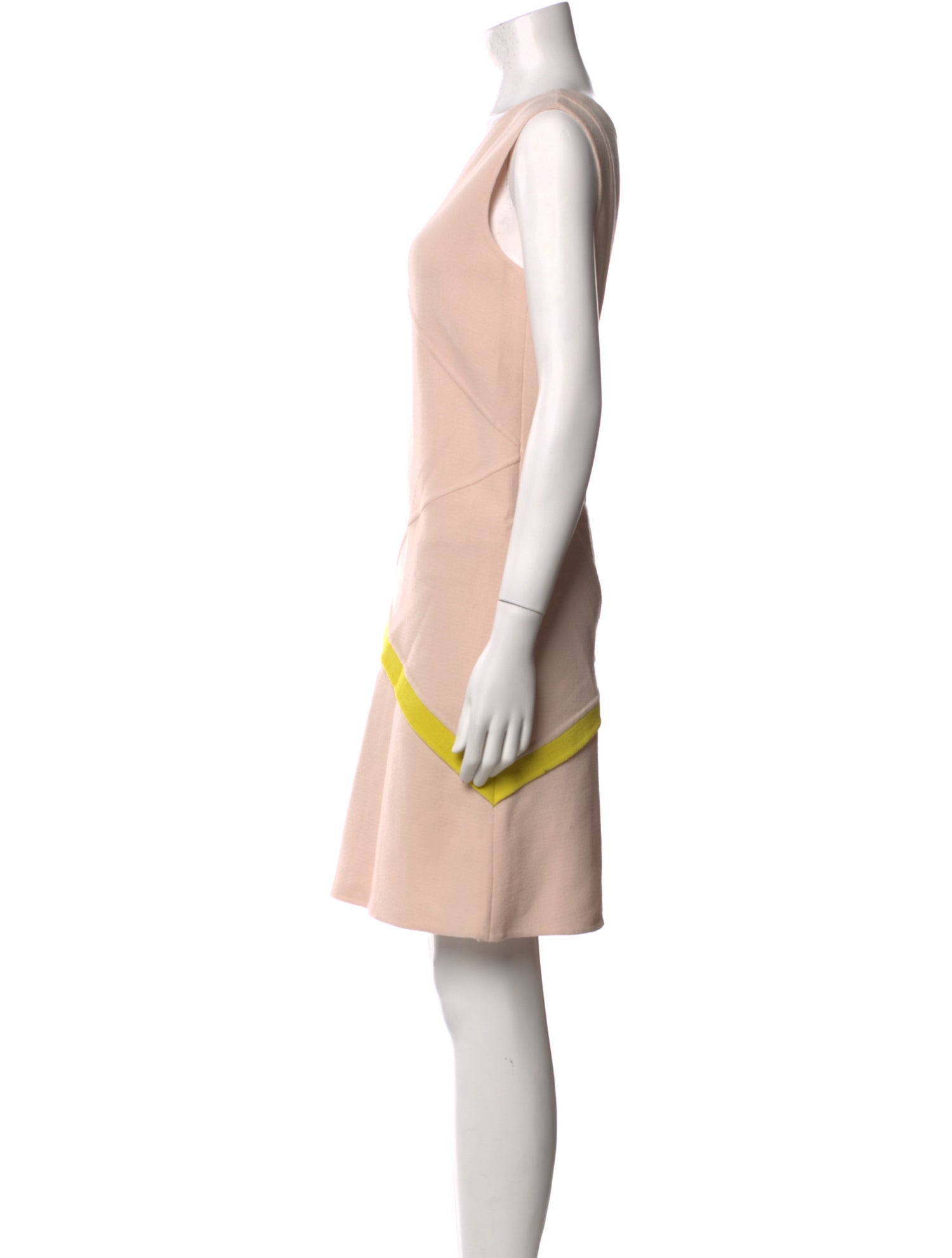 Oscar de la Renta Virgin Wool Mini Dress