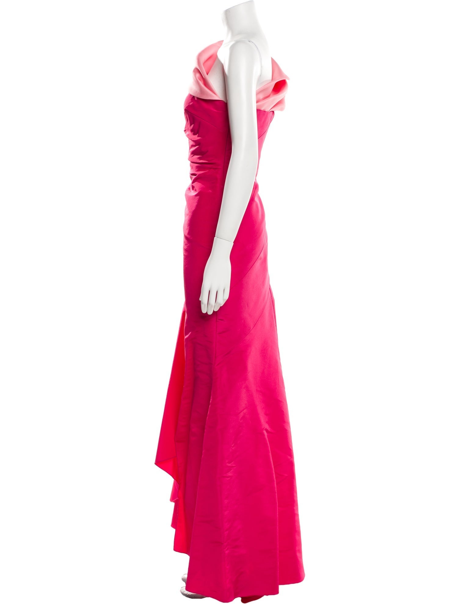 Oscar de la Renta Silk Long Dress