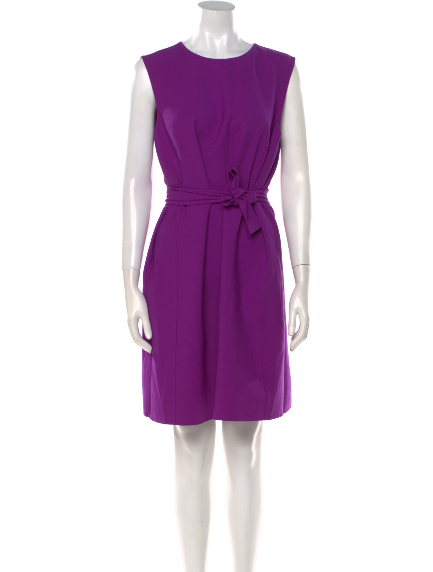 Oscar de la Renta Virgin Wool Mini Dress