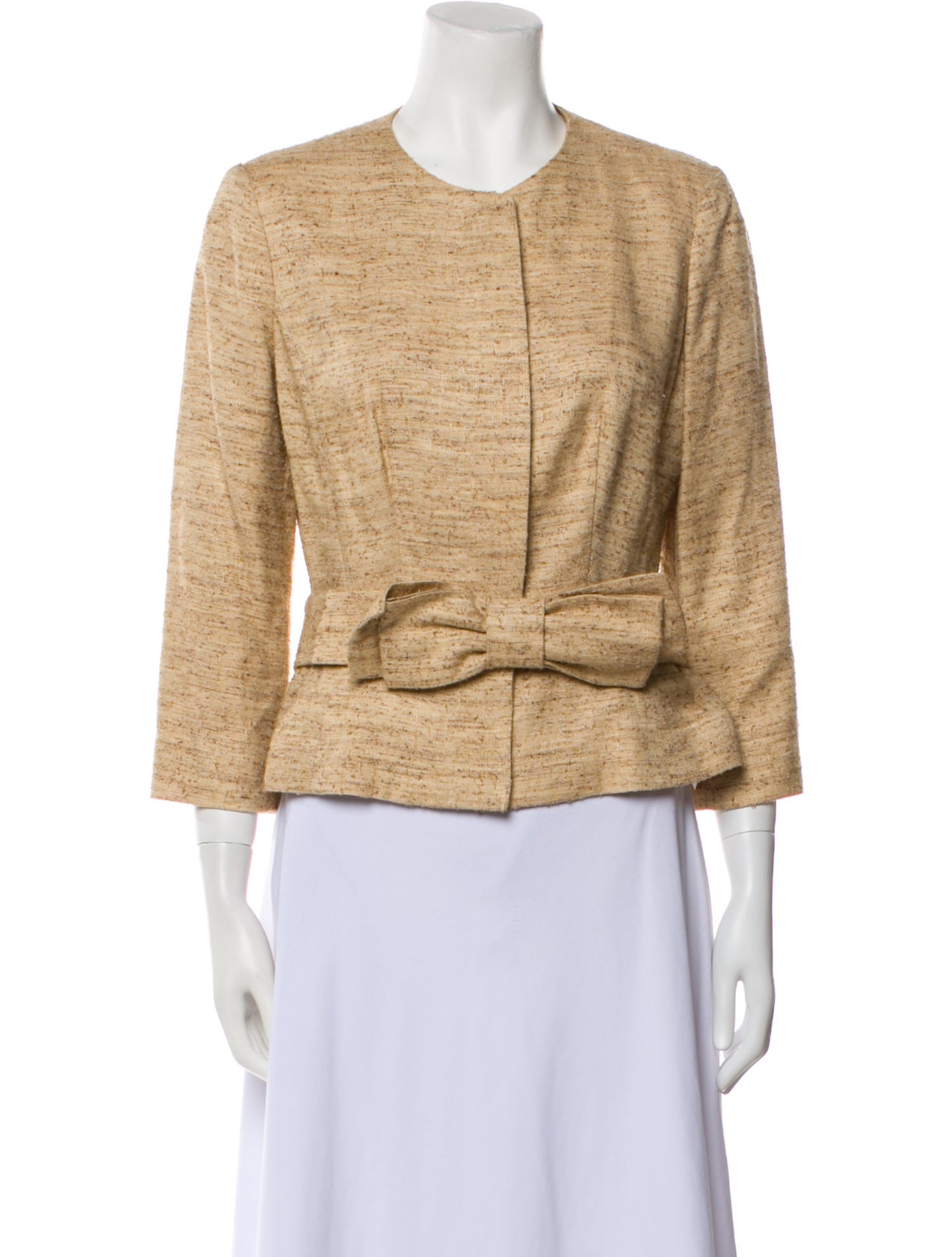 Oscar de la Renta Printed Evening Jacket