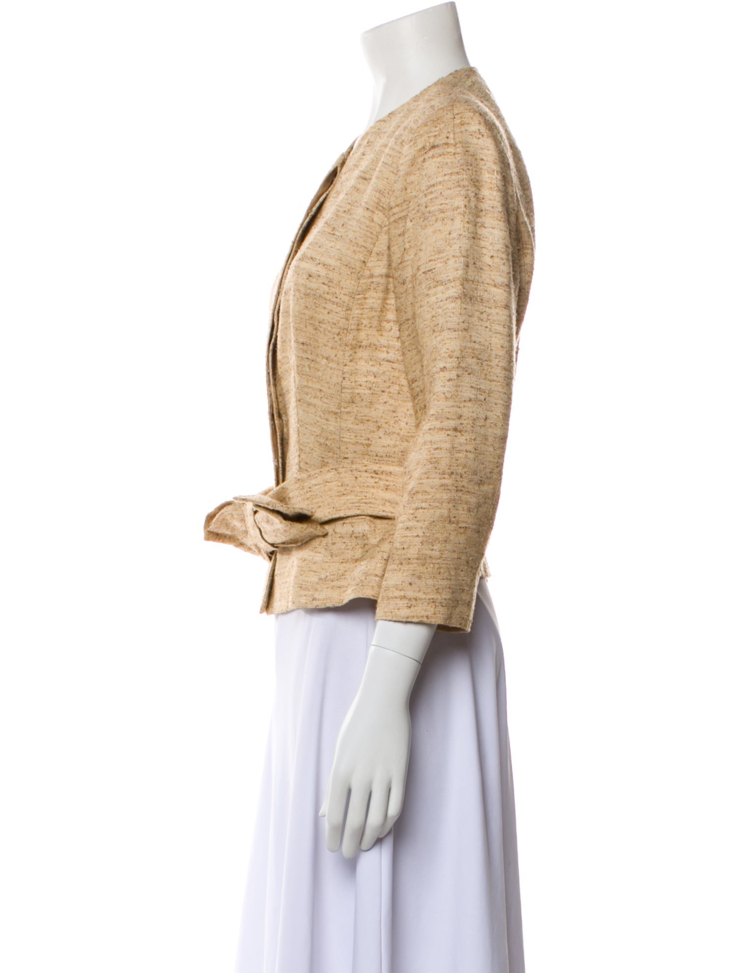 Oscar de la Renta Printed Evening Jacket