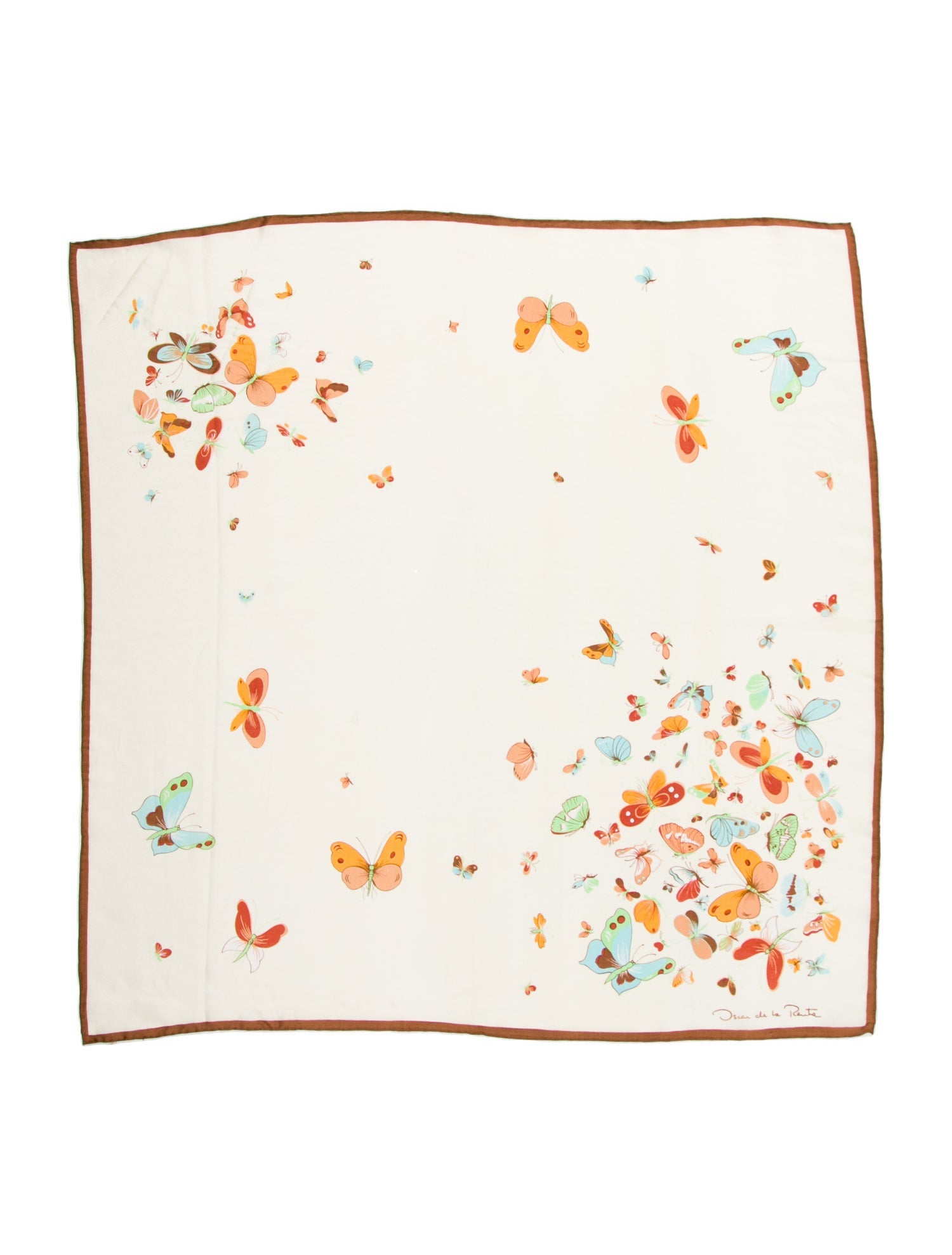 GUCCI グッチ バンダナ・スカーフ - 4500425M0011 Gucci large scarf Silk Scarf GUCCI Scarves flower floral