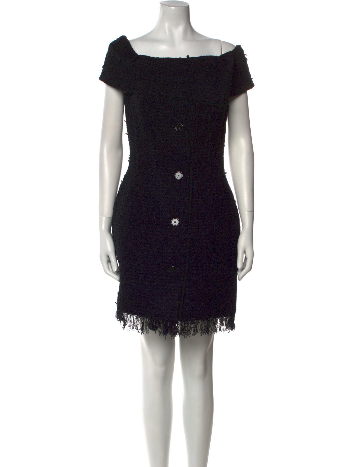 Oscar de la Renta Square Neckline Mini Dress w/ Tags