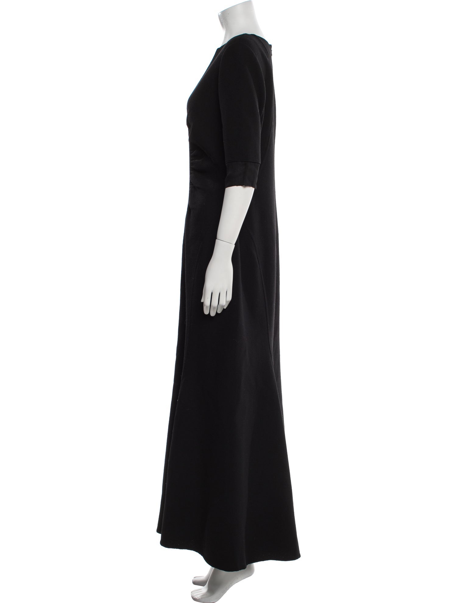 Oscar de la Renta Wool Long Dress