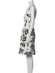 Oscar de la Renta Printed Knee-Length Dress