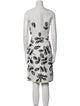 Oscar de la Renta Printed Knee-Length Dress