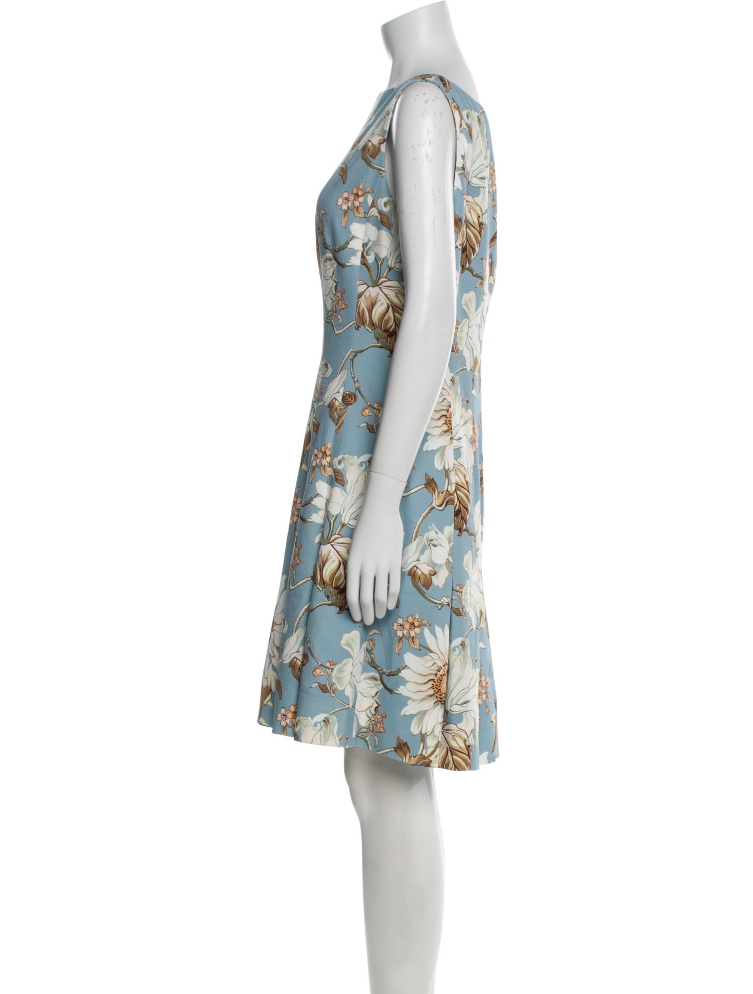 Oscar de la Renta Floral Print Mini Dress w/ Tags