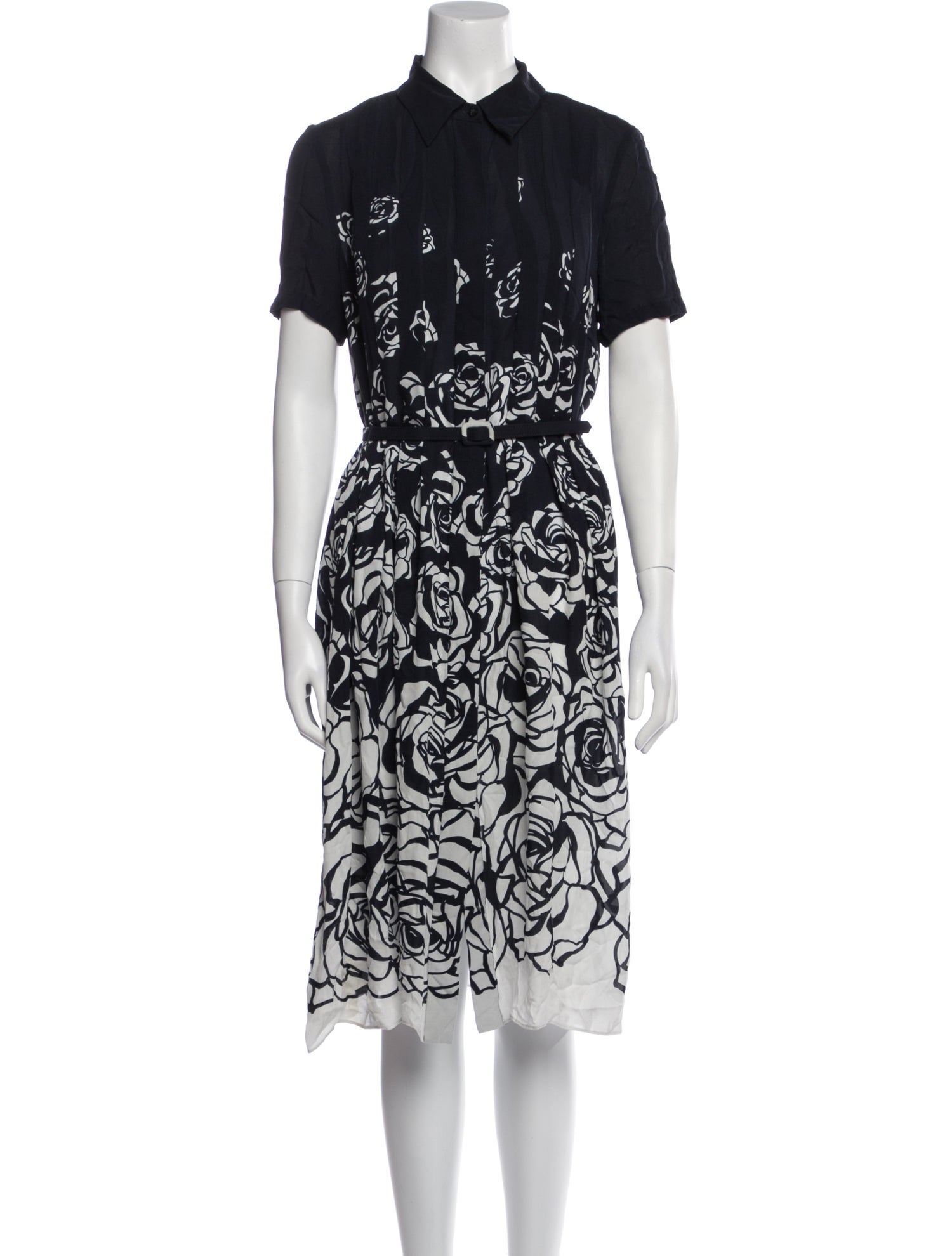 Oscar de la Renta Printed Knee-Length Dress