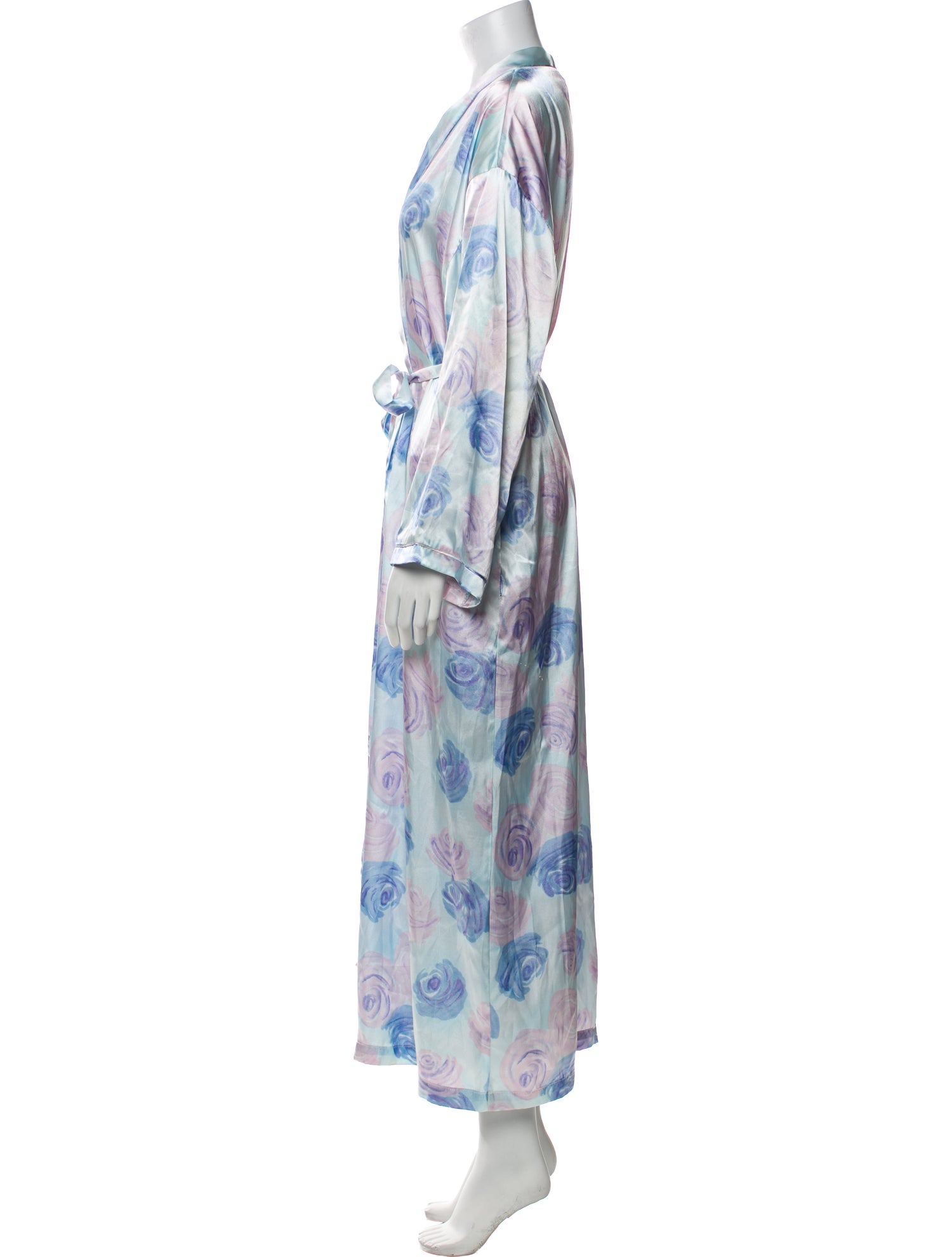 Oscar de la Renta Floral Print Robe