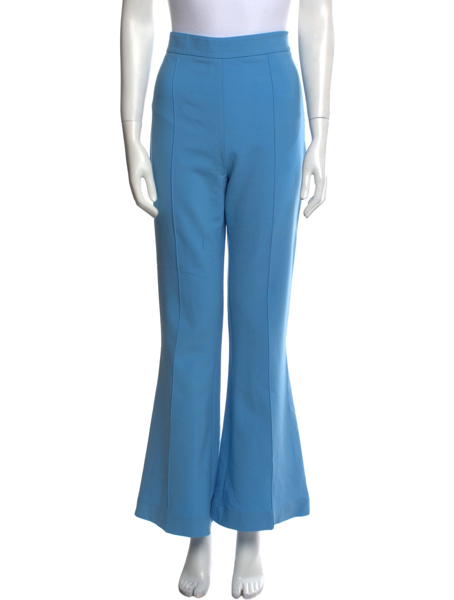 Oscar de la Renta Virgin Wool Wide Leg Pants