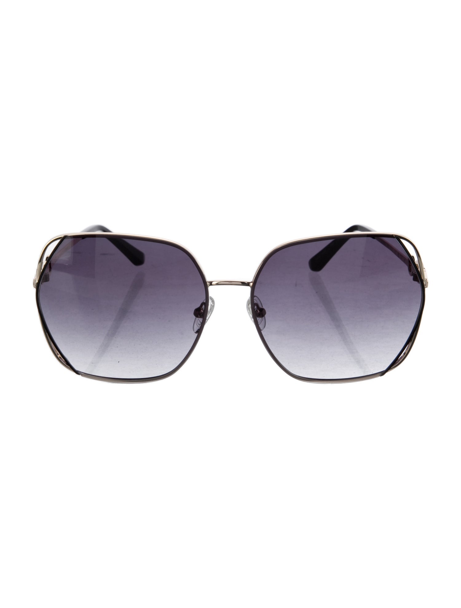 Oscar de la Renta Oversize Gradient Sunglasses
