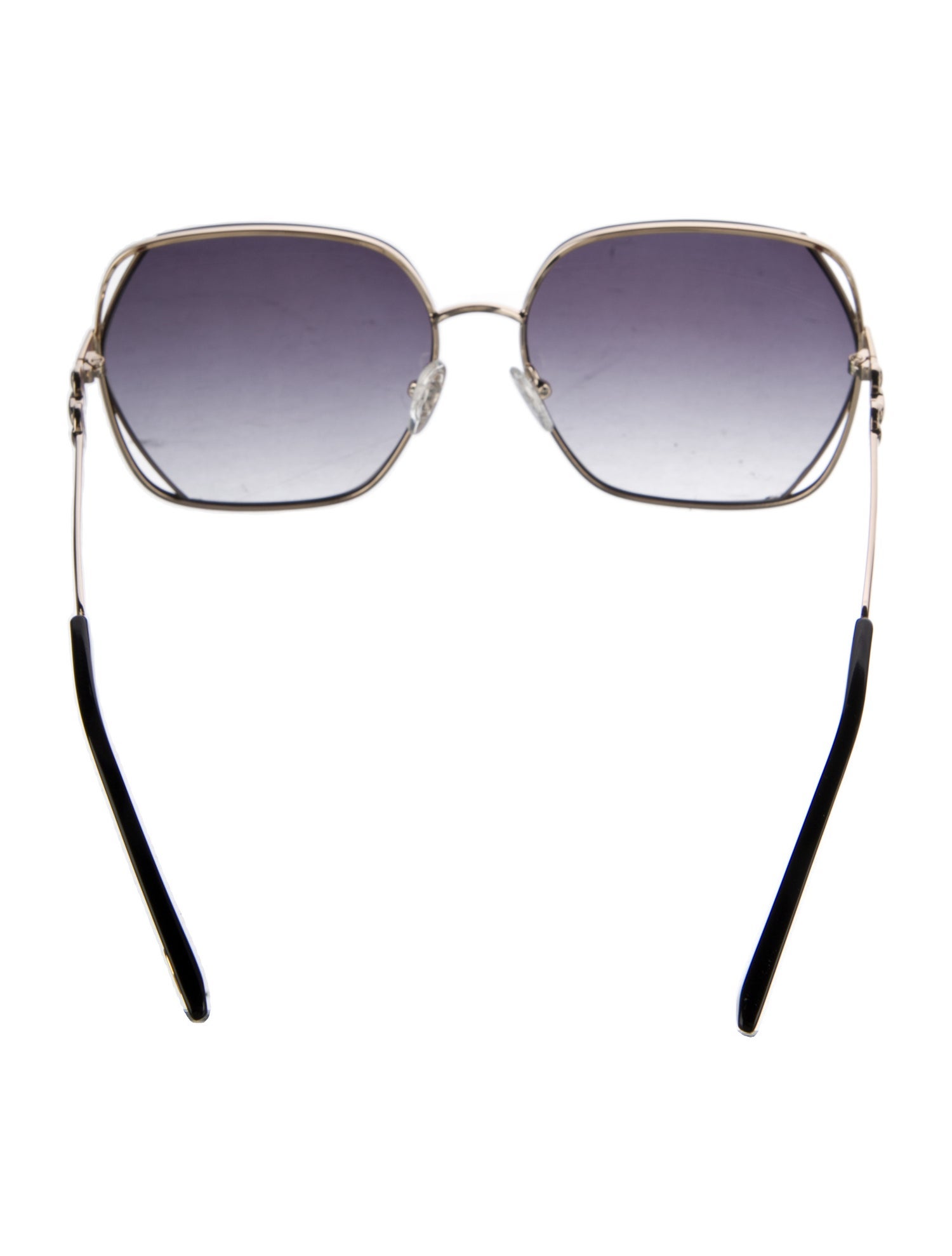 Oscar de la Renta Oversize Gradient Sunglasses
