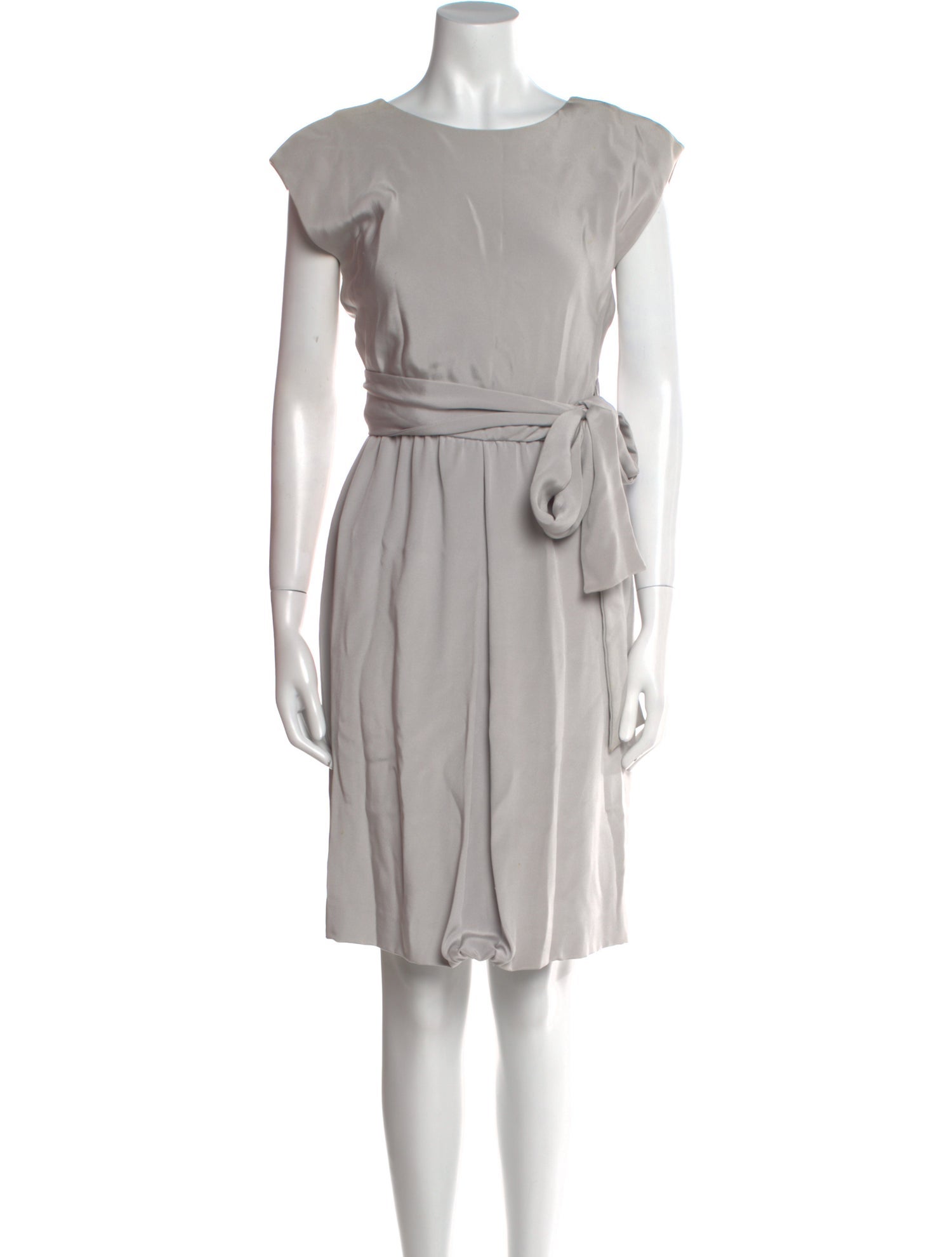 Oscar de la Renta Crew Neck Knee-Length Dress