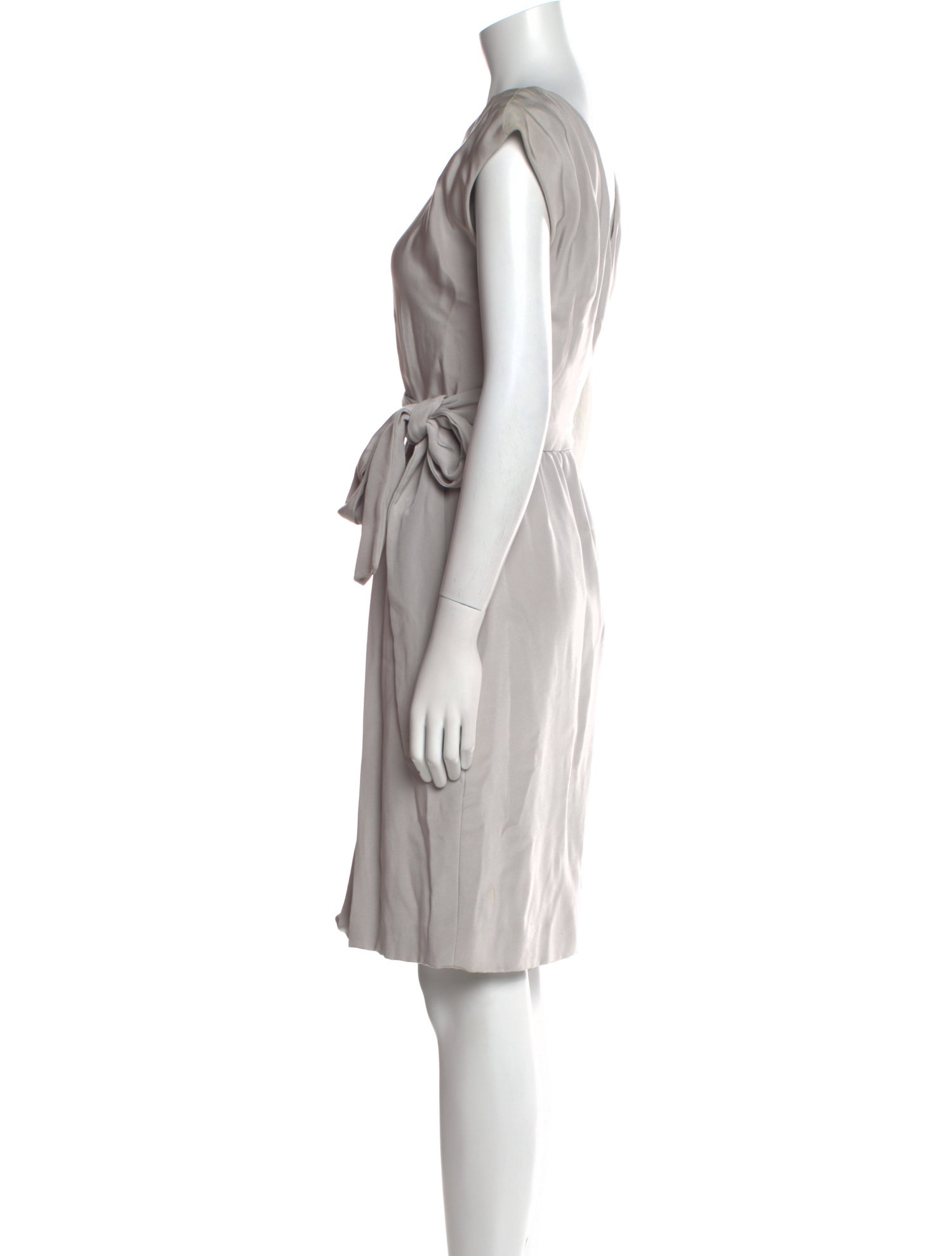 Oscar de la Renta Crew Neck Knee-Length Dress