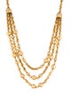 Oscar de la Renta Crystal Multi-Chain Necklace