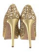Oscar de la Renta Sequins Sequin Embellishments Sandals
