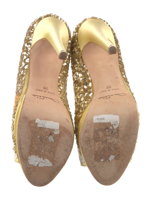 Oscar de la Renta Sequins Sequin Embellishments Sandals