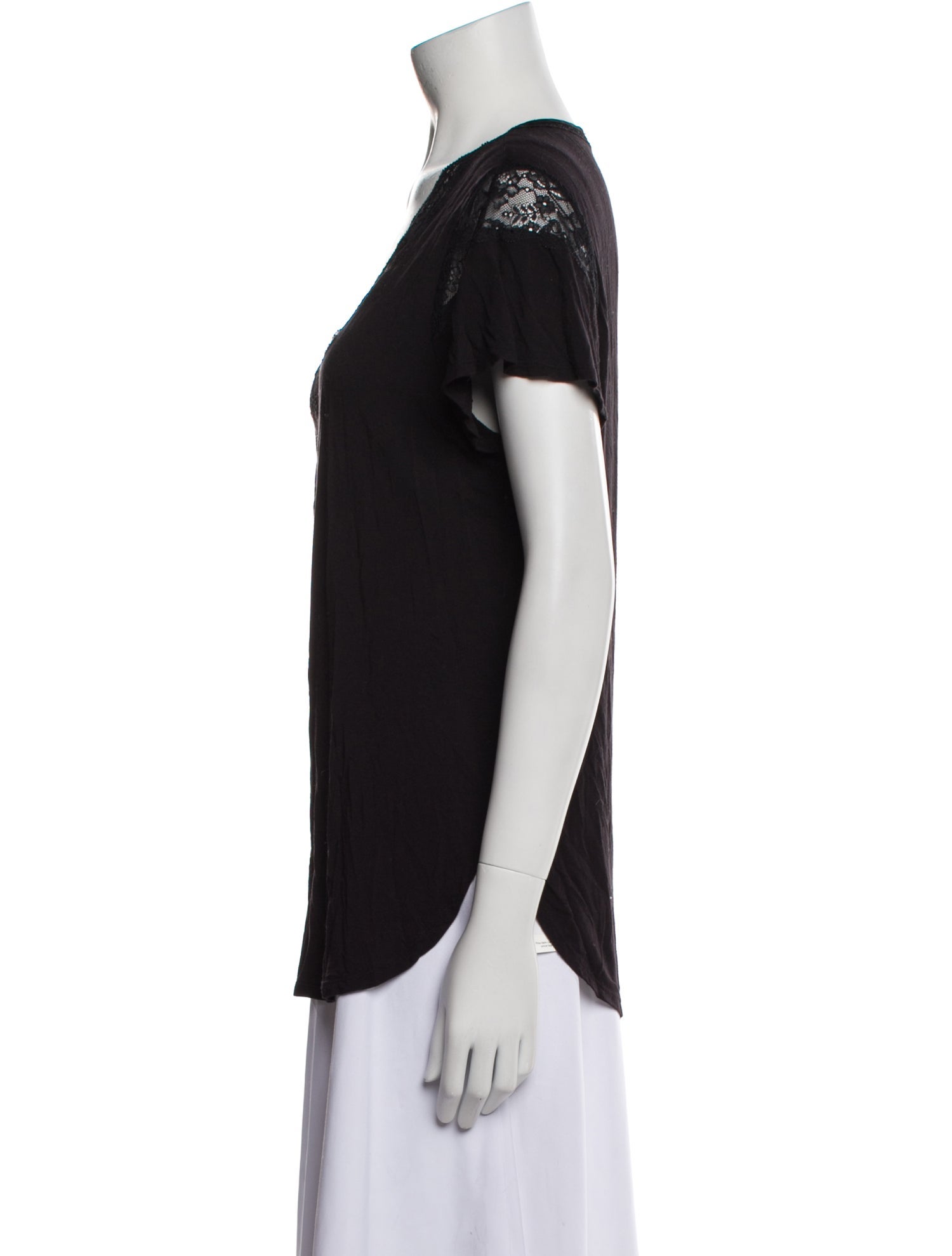 Oscar de la Renta Mesh Accents Pajamas