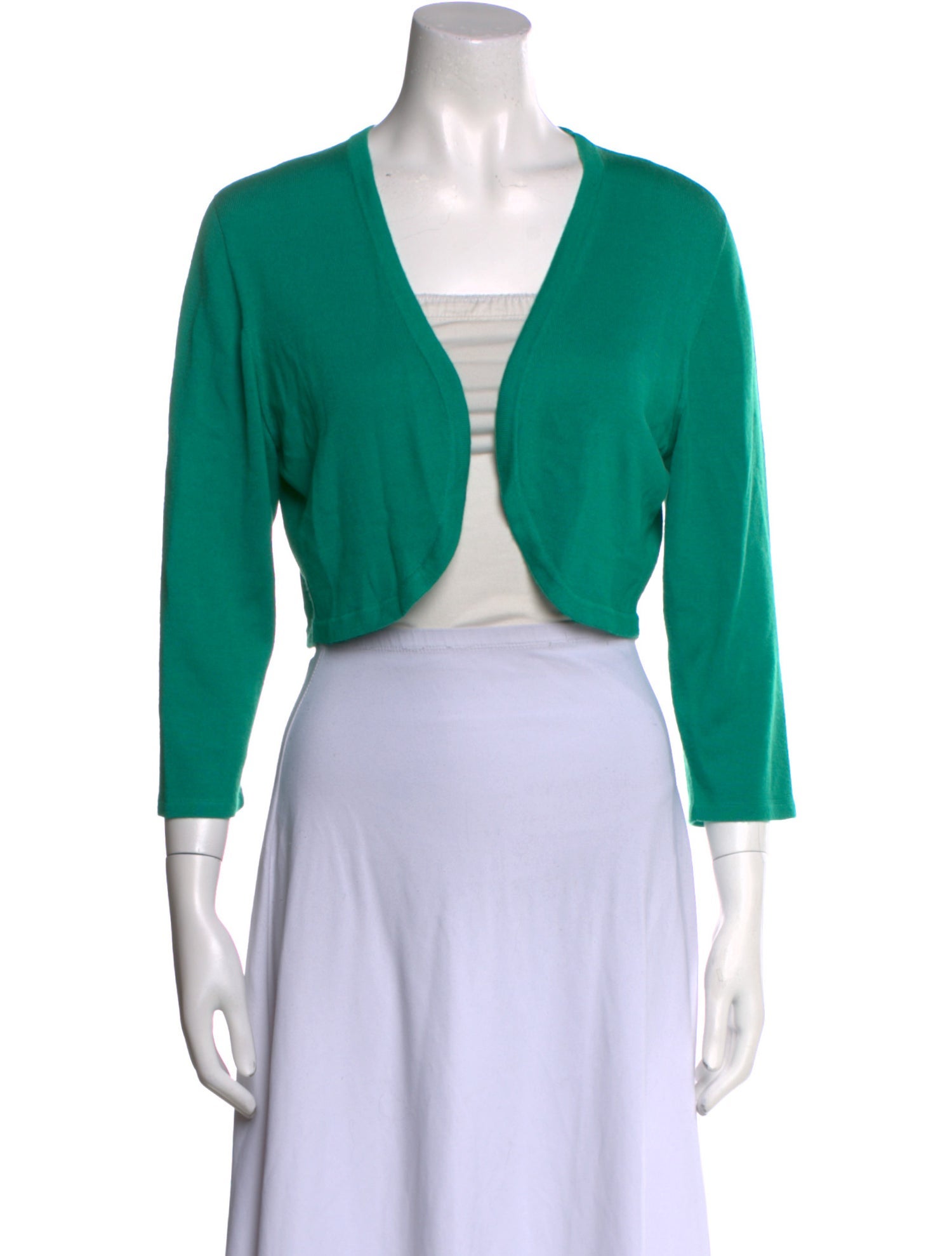 Oscar de la Renta Cashmere V-Neck Sweater