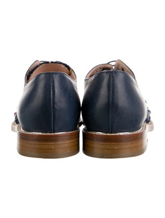 Oscar de la Renta Tweed Tweed Pattern Oxfords