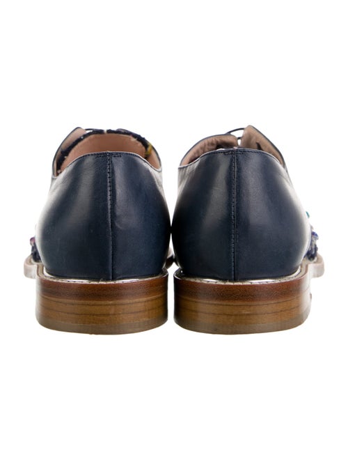 Oscar de la Renta Tweed Tweed Pattern Oxfords