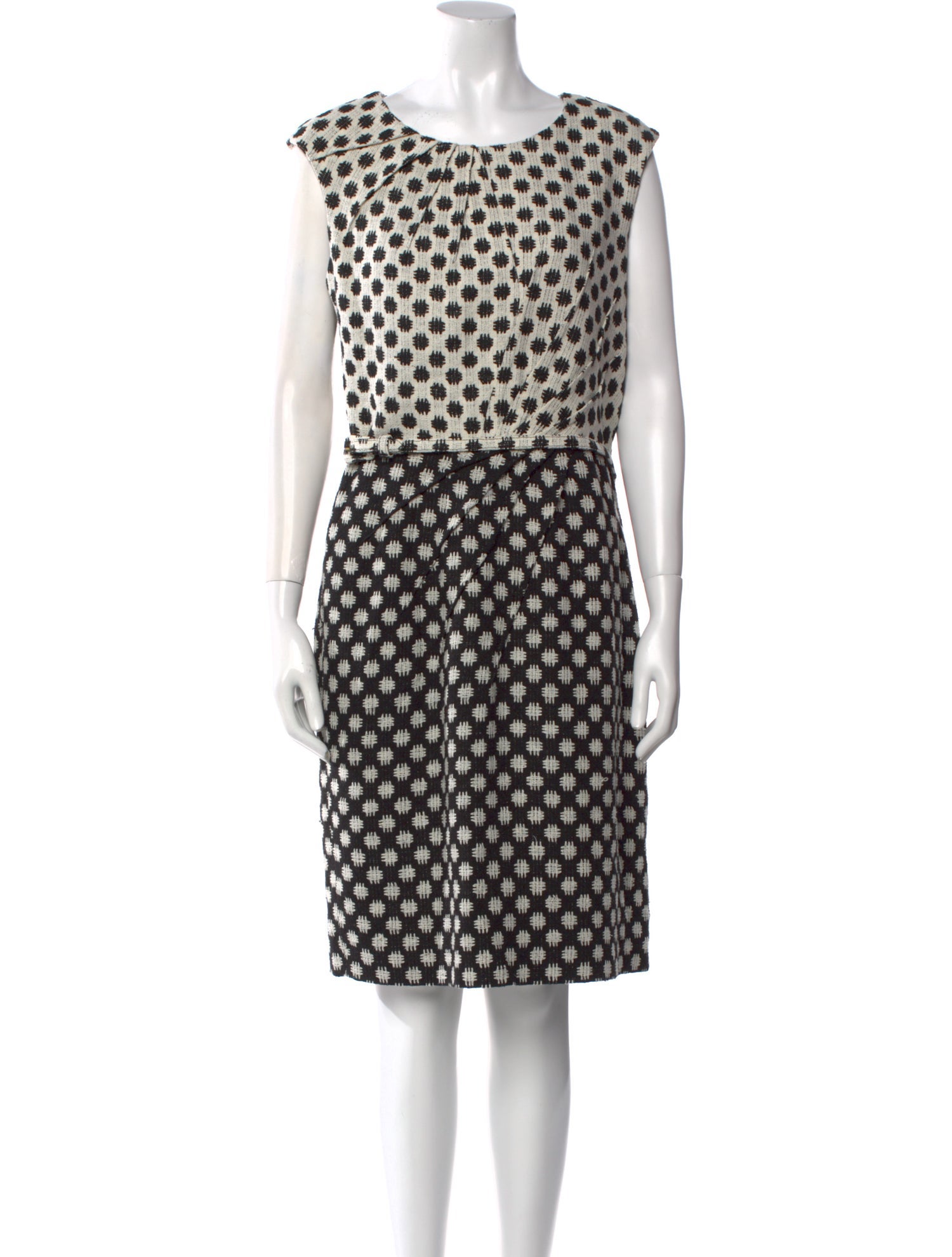 Oscar de la Renta Silk Knee-Length Dress