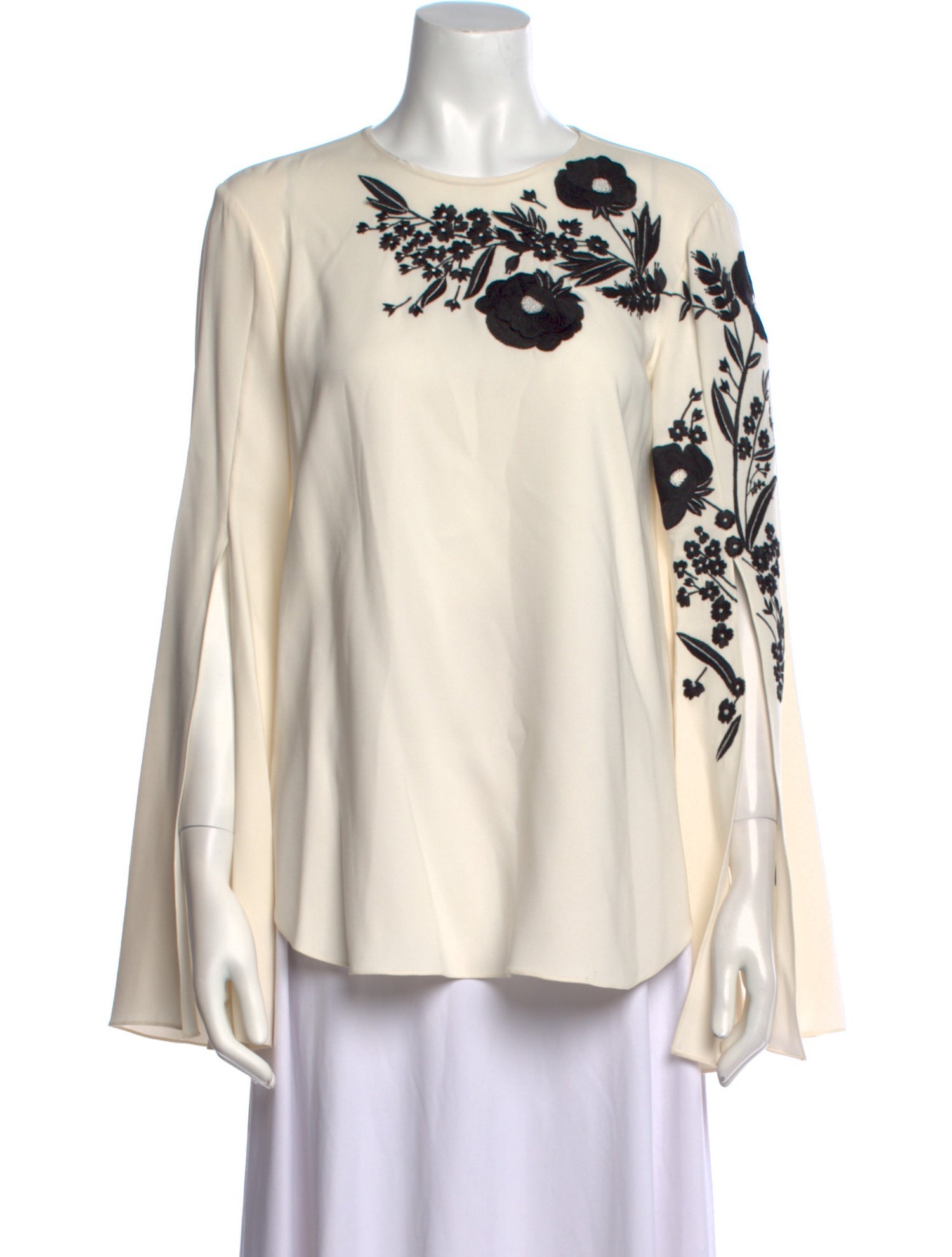 Oscar de la Renta 2020 Silk Blouse