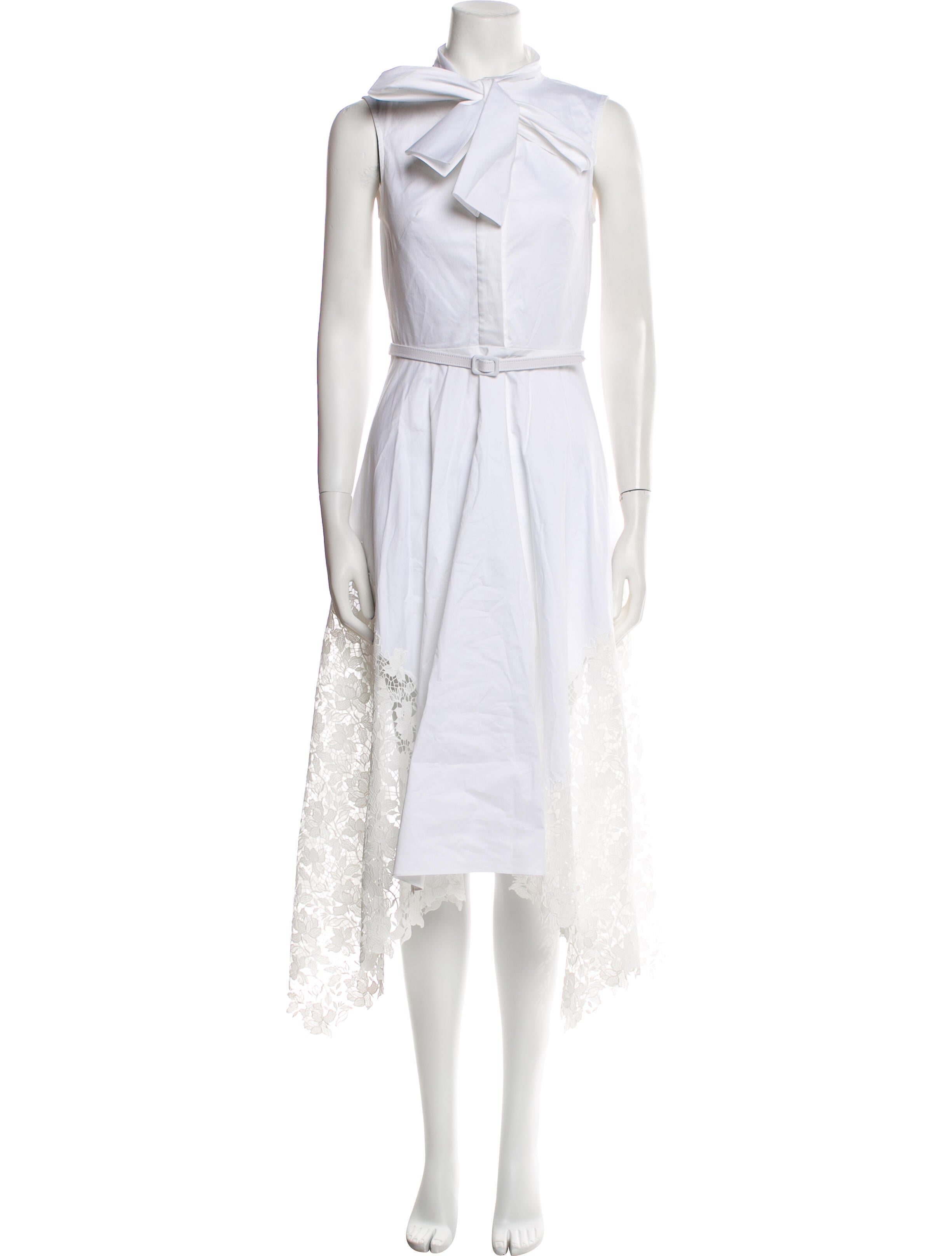 Oscar de la Renta Halterneck Midi Length Dress w/ Tags