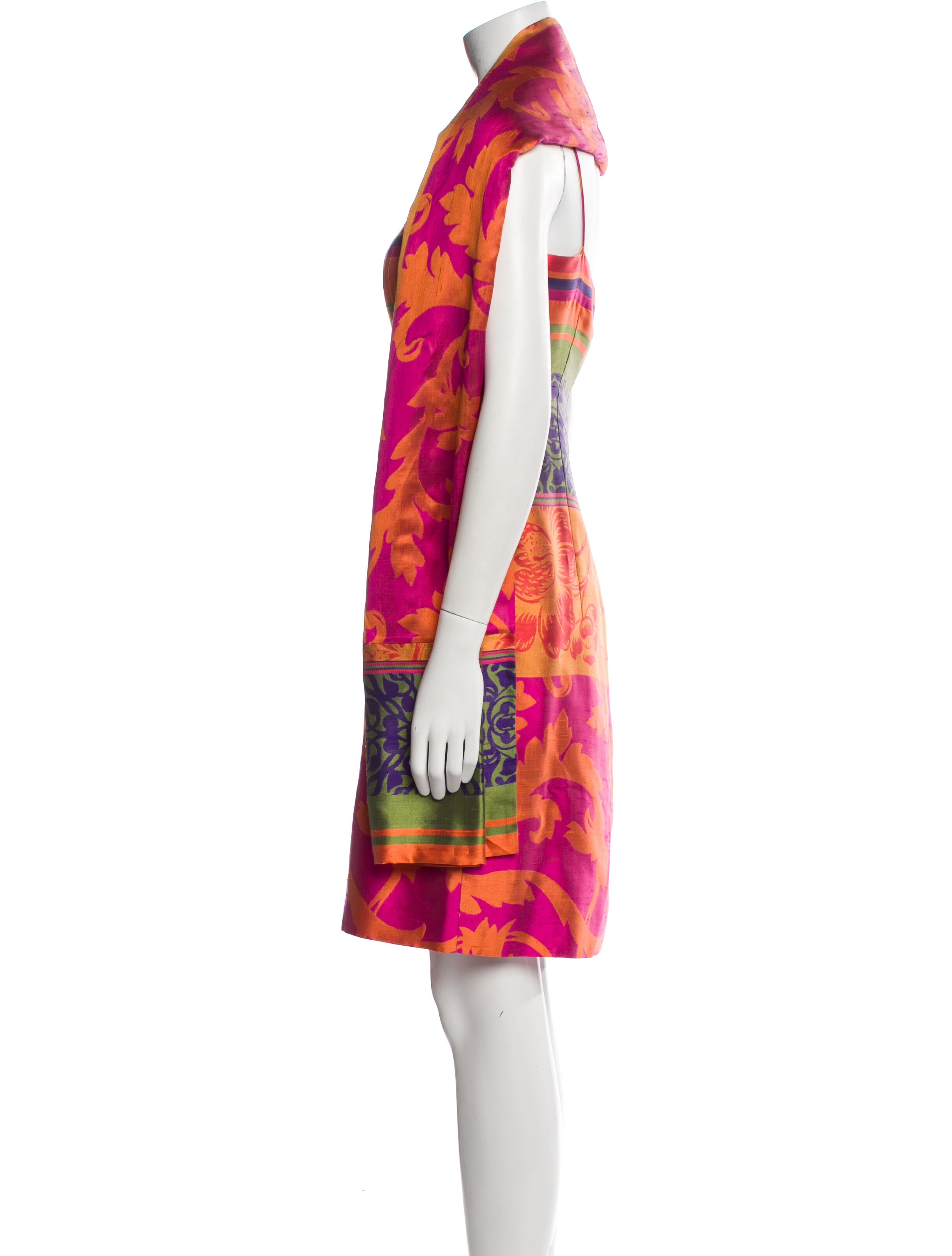 Oscar de la Renta Printed Dress Set