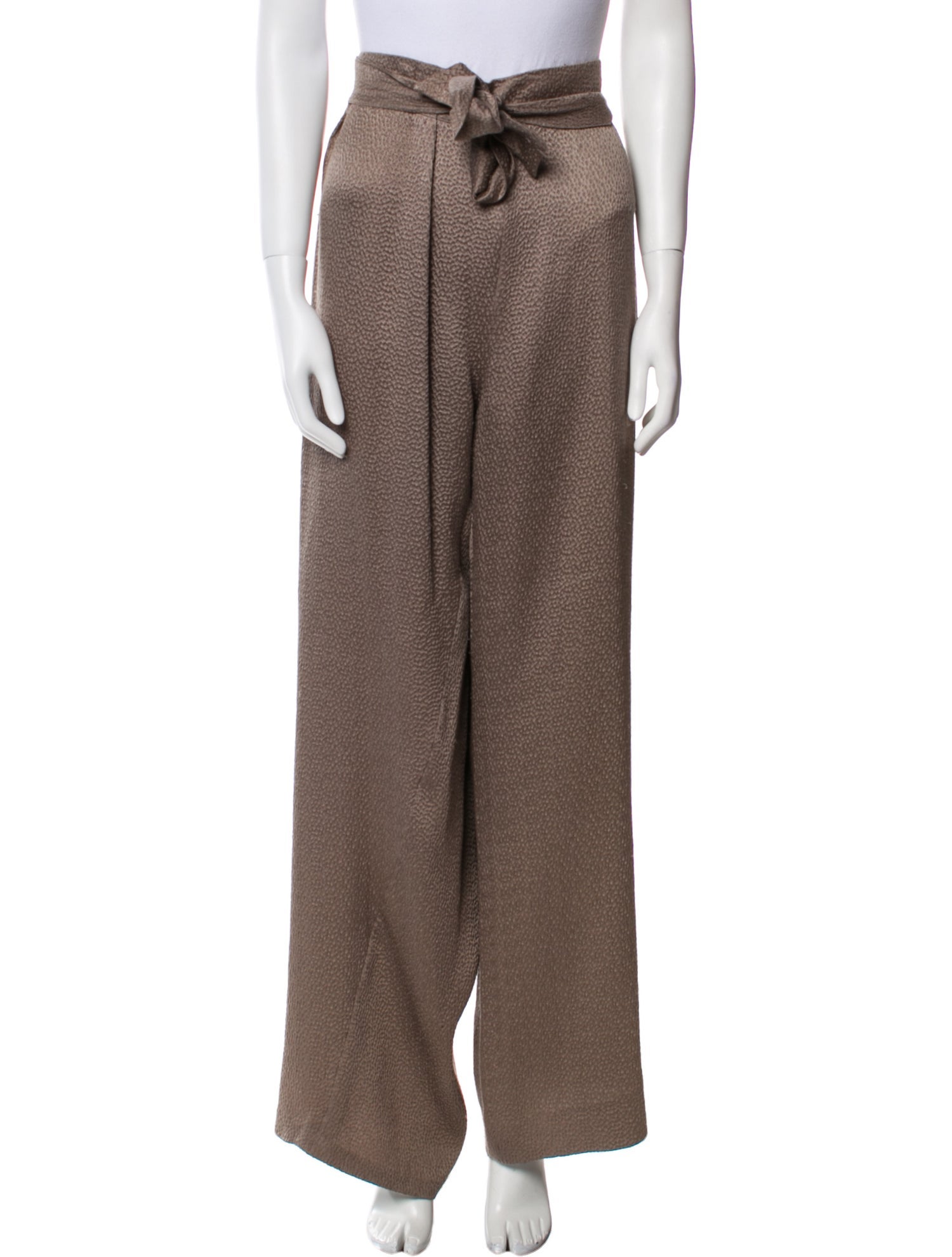 Oscar de la Renta Printed Wide Leg Pants