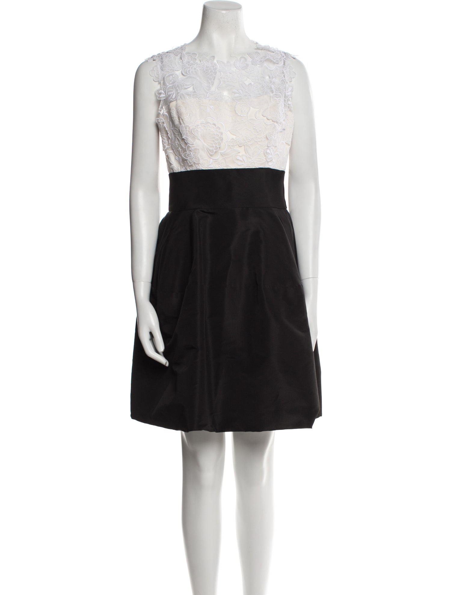 Oscar de la Renta Silk Mini Dress