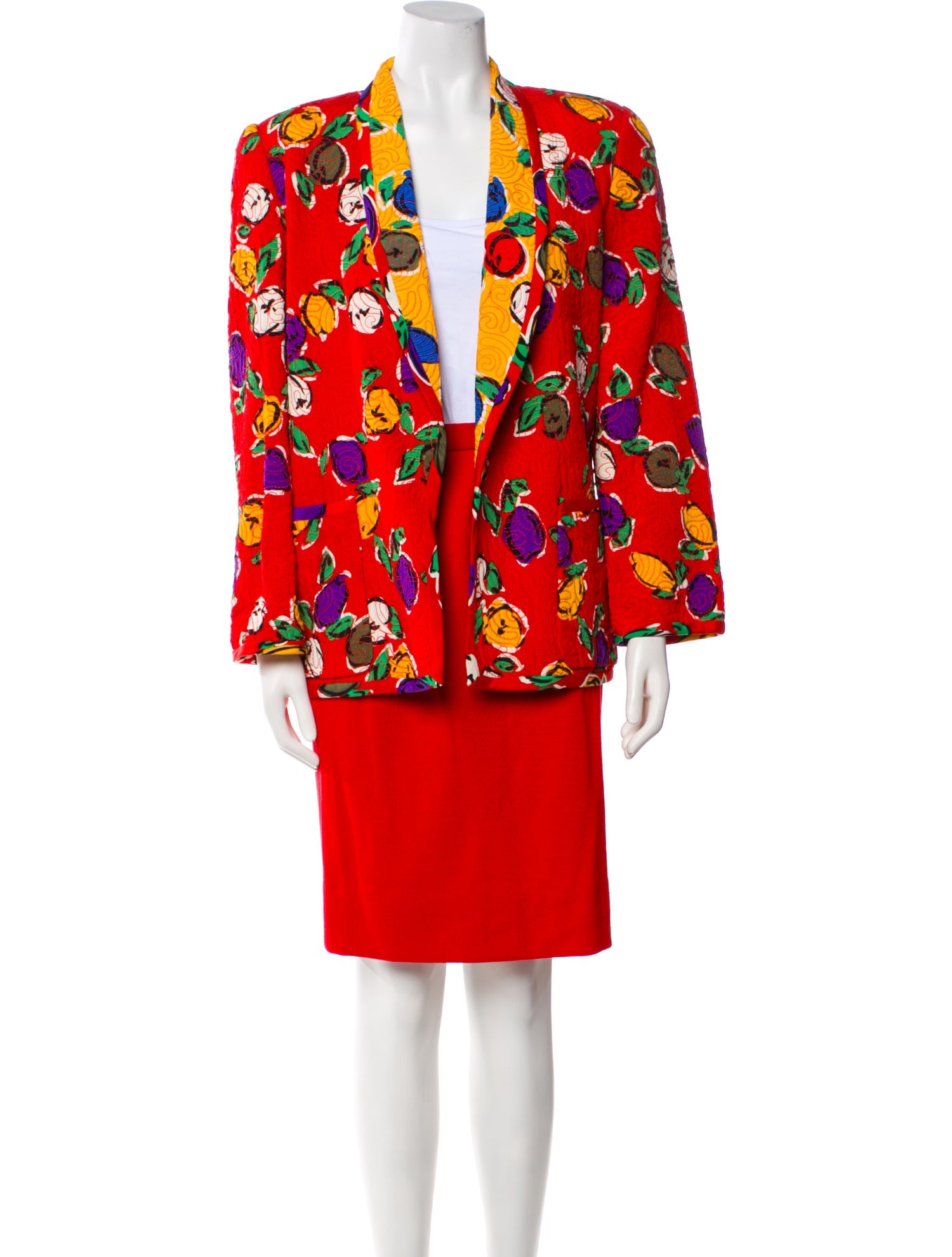 Oscar de la Renta Vintage 1980's Skirt Suit