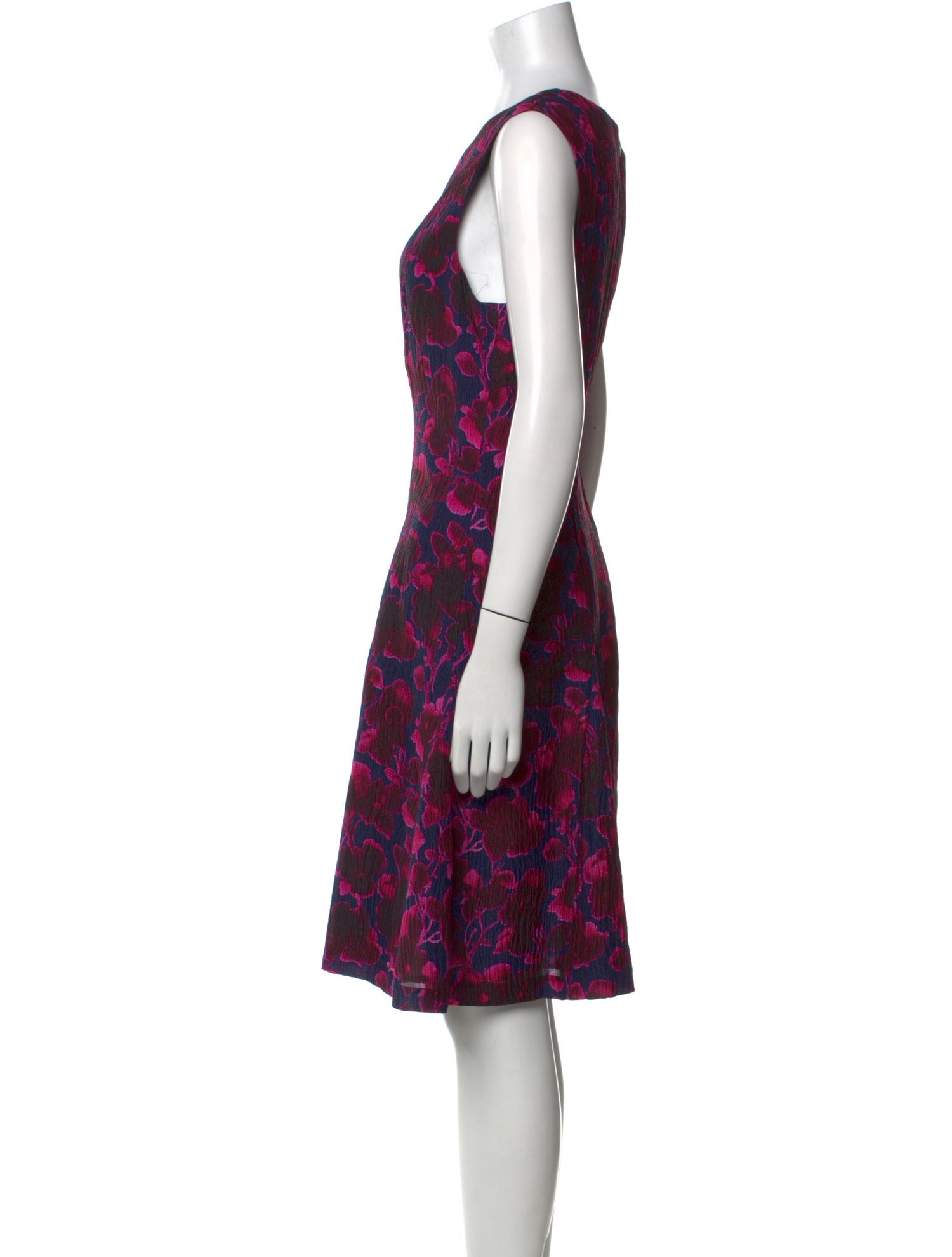 Oscar de la Renta Silk Knee-Length Dress w/ Tags