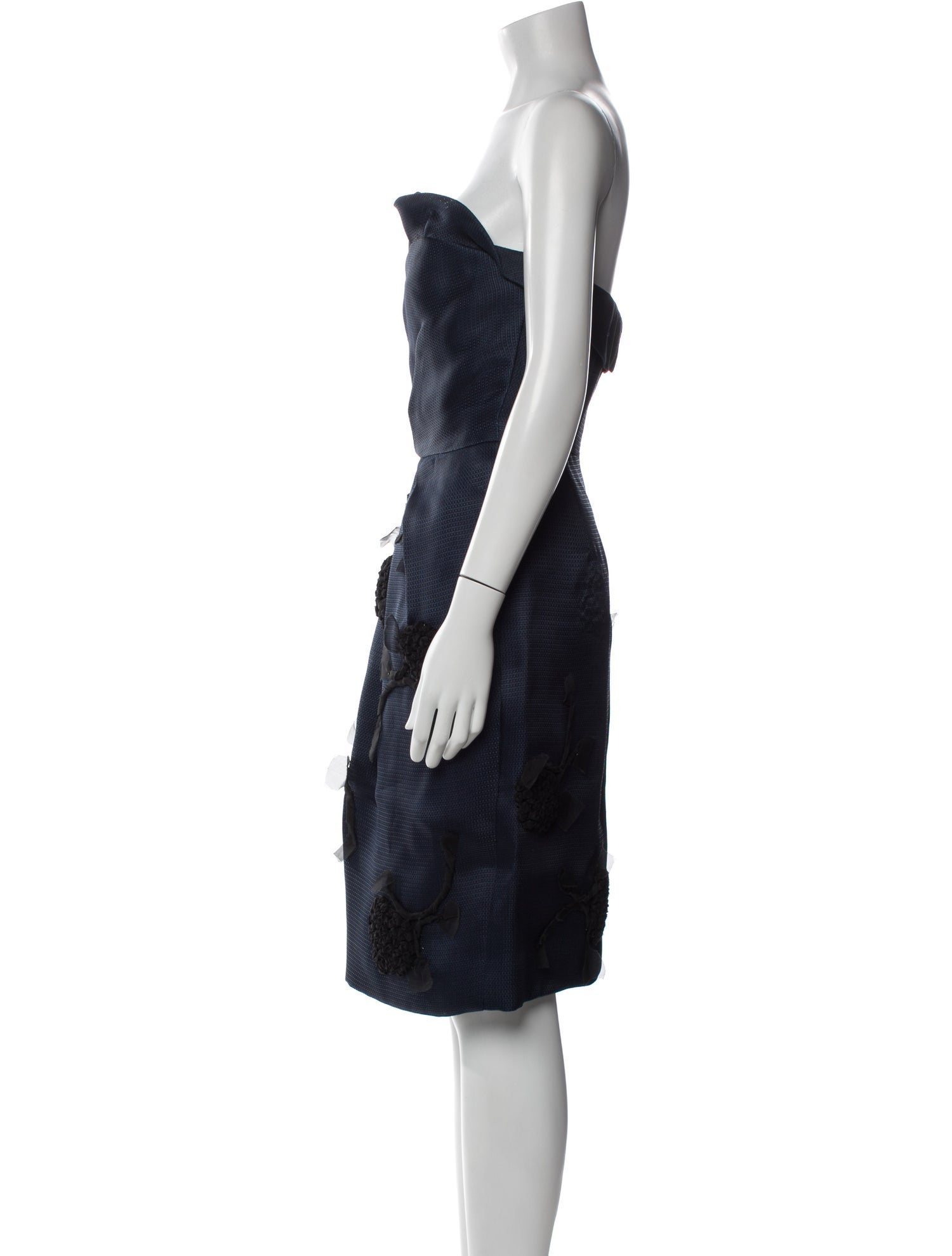 Oscar de la Renta Silk Mini Dress