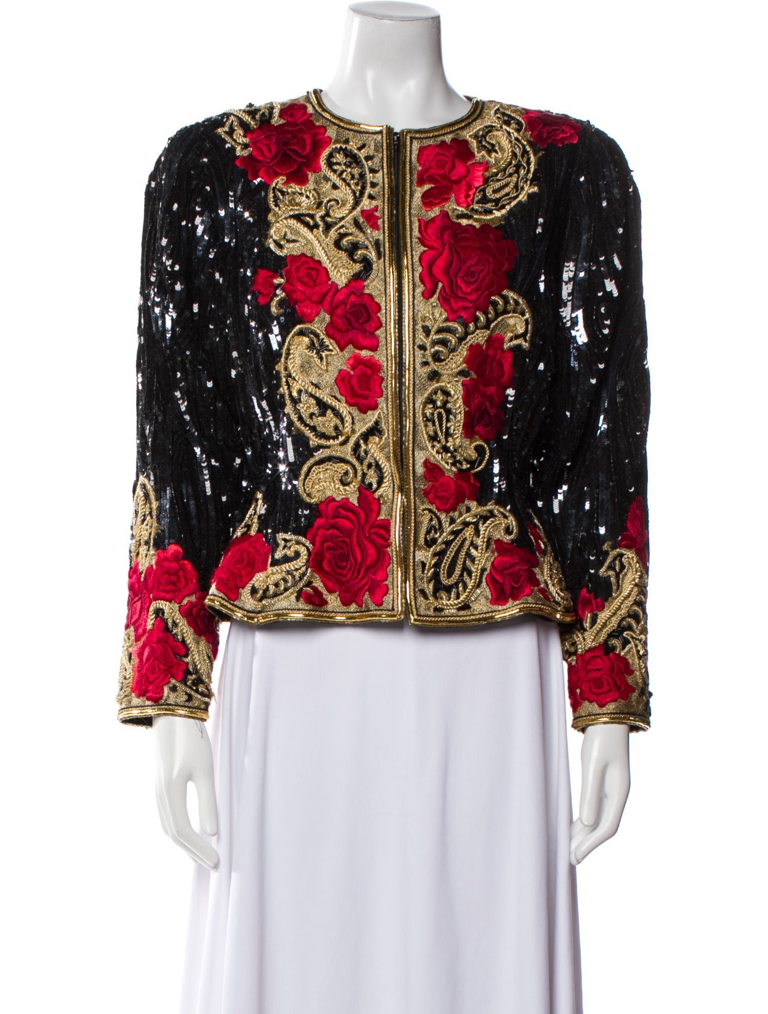 Oscar de la Renta Vintage Late 1980's - Early 1990's Evening Jacket