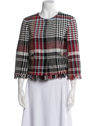 Oscar de la Renta 2018 Tweed Pattern Jacket