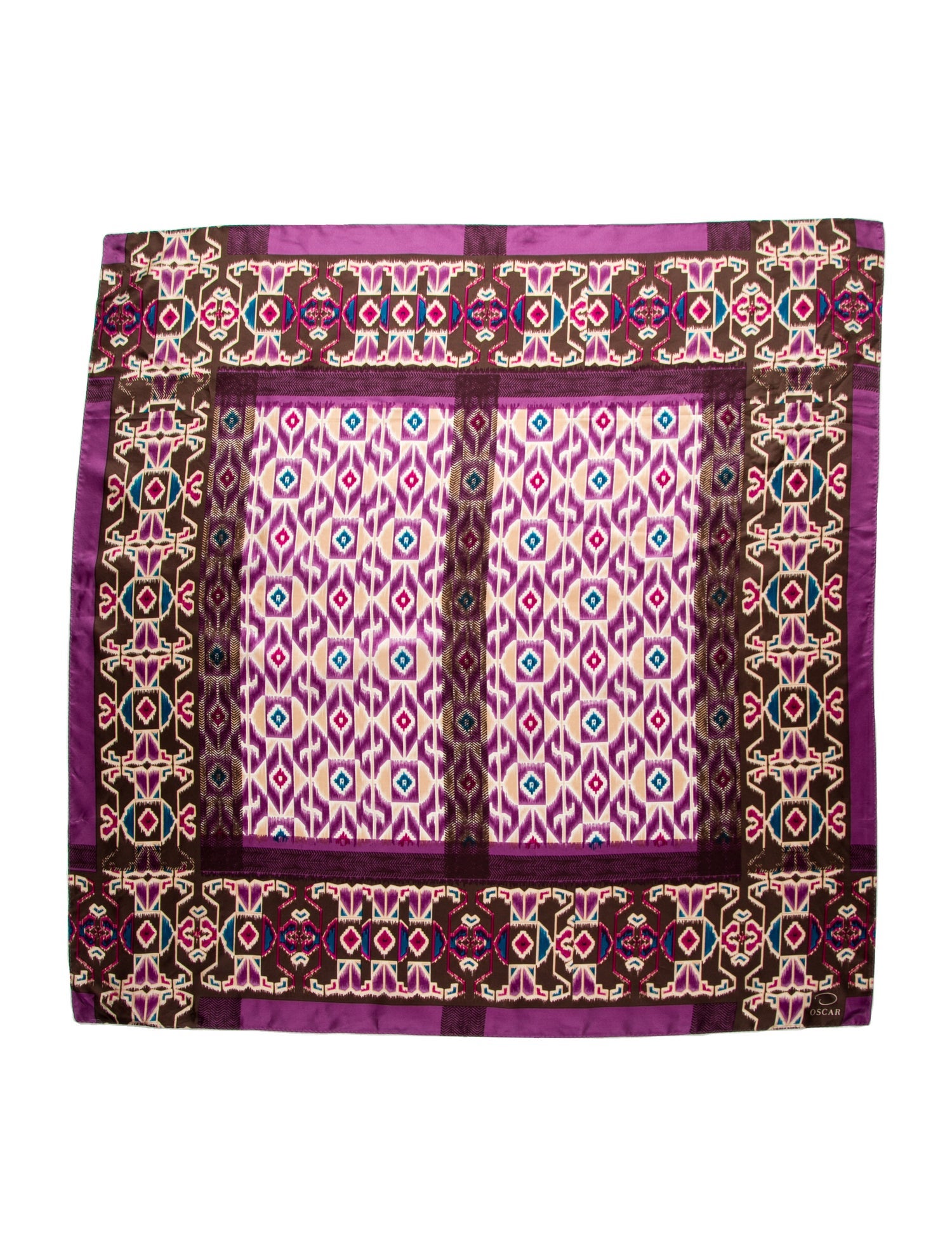 Oscar by Oscar de la Renta Silk Printed Scarf