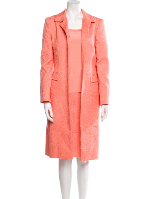 Oscar de la Renta Tweed Pattern Skirt Set