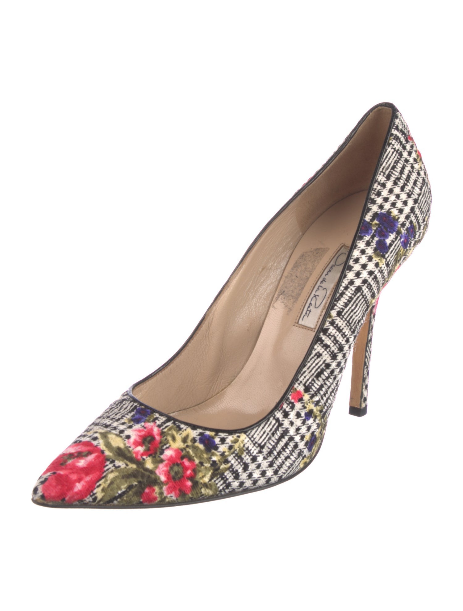 Oscar de la Renta Printed Pumps